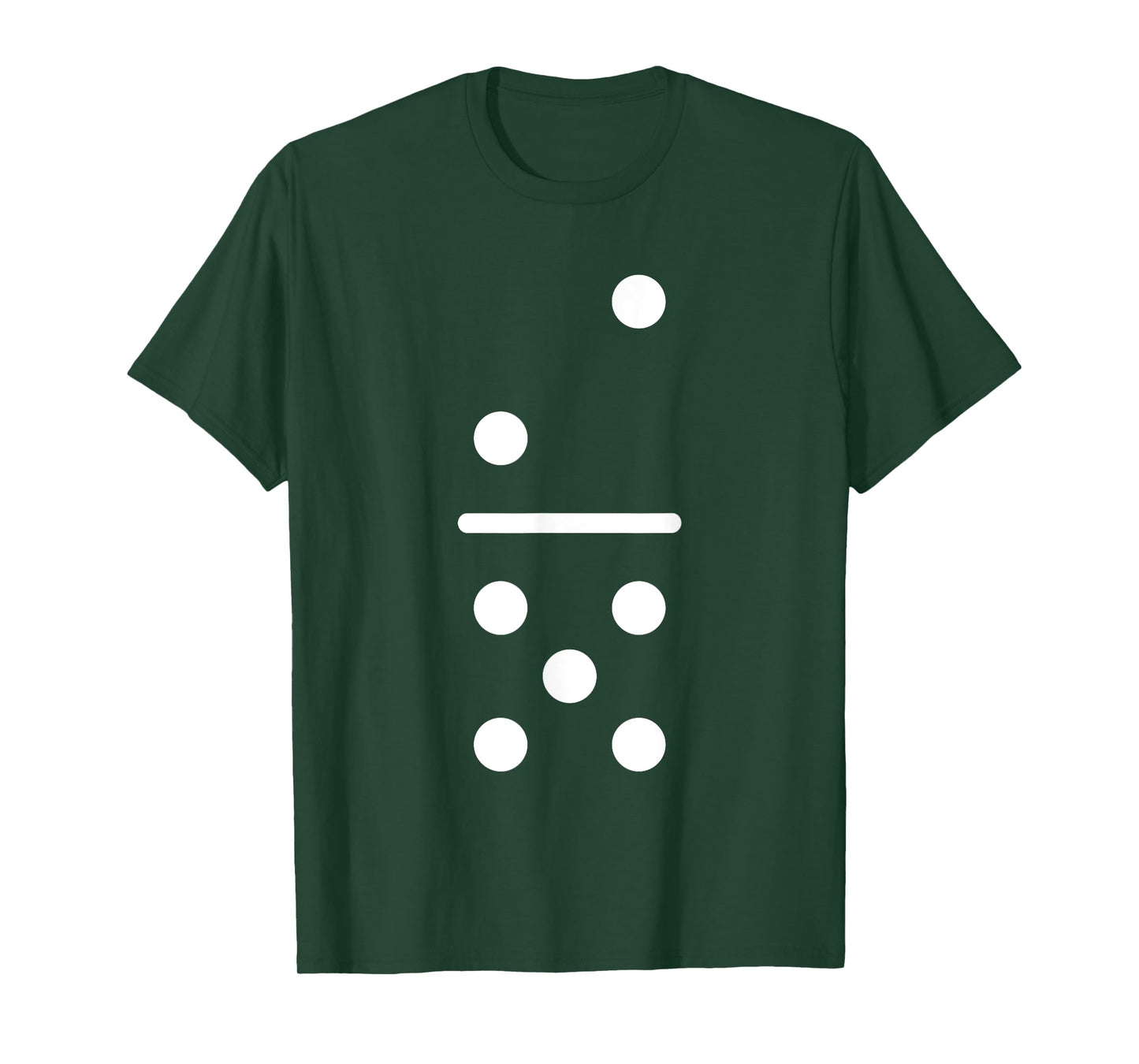 Domino Game 2 5 Dots Matching Halloween Group Costume T-Shirt