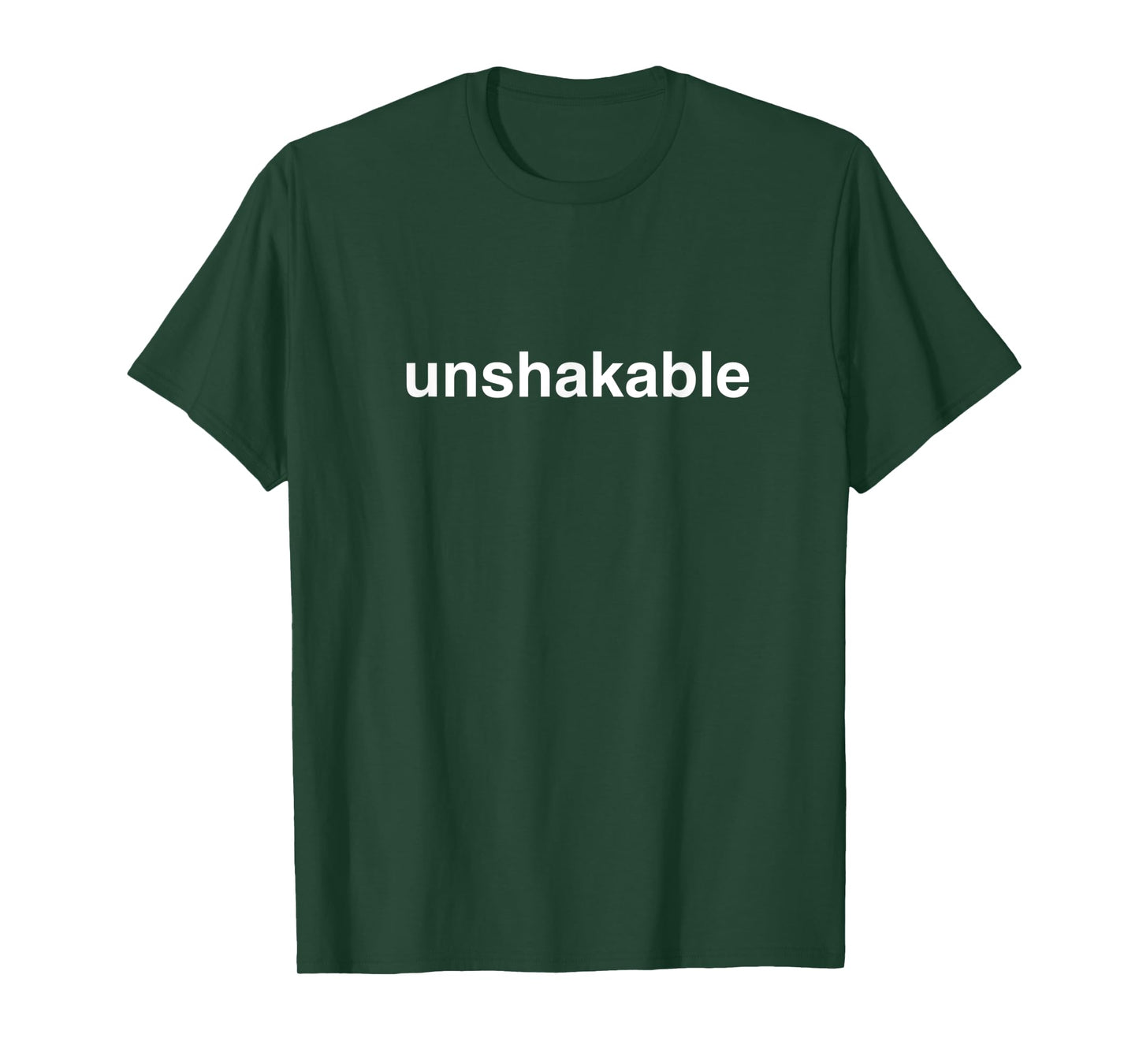 Unshakeable Positive Motivational Workout Gym T-Shirt