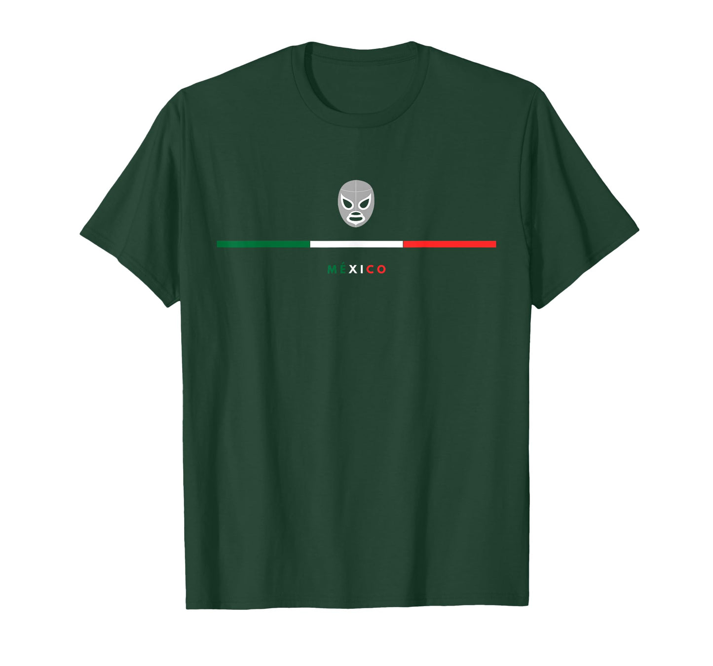 lucha libre mexico flag iconic pro wrestling mask men women T-Shirt