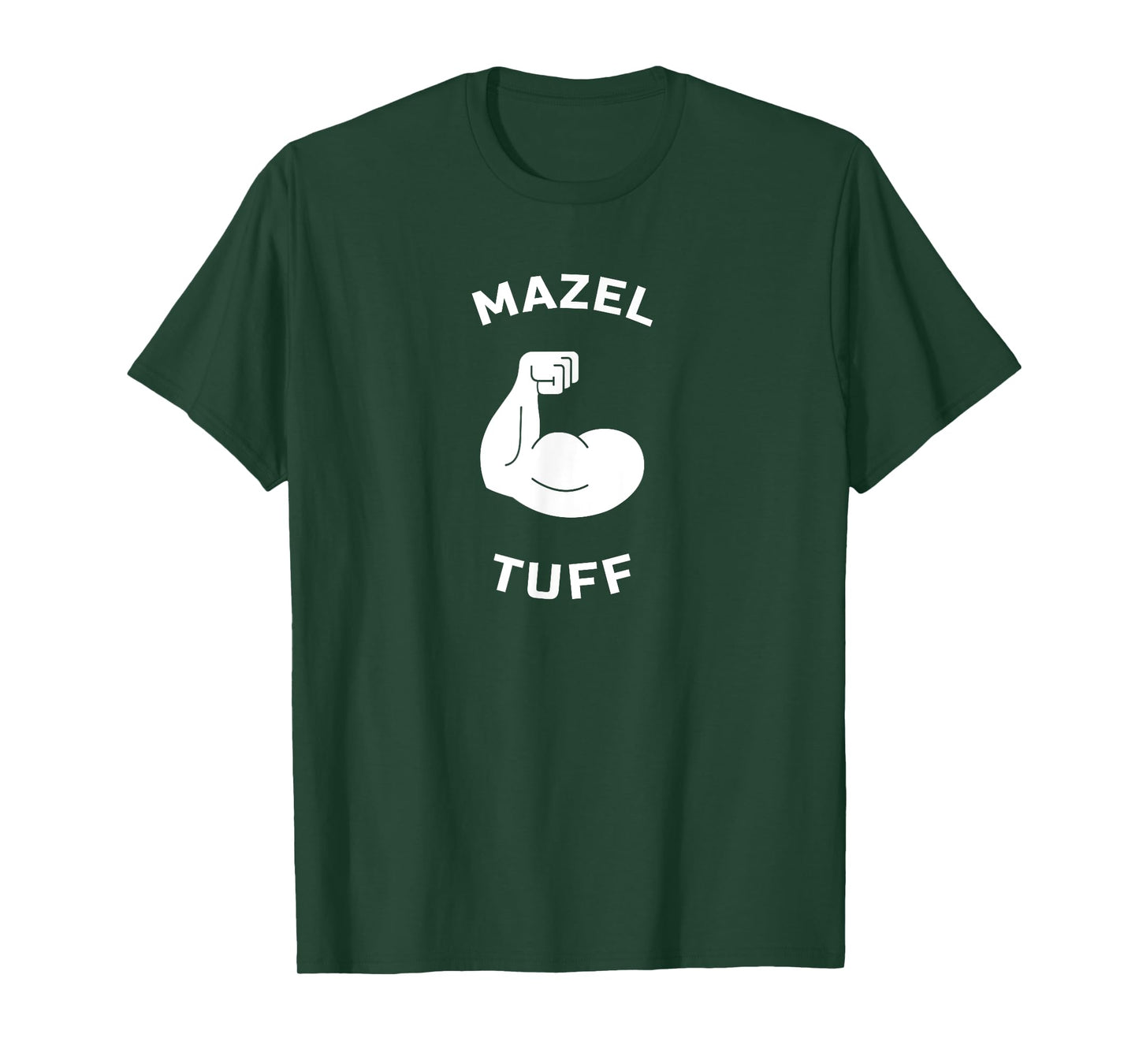 Mazel Tuff Strong Jew Funny Jewish Work Out Gym Hanukkah T-Shirt