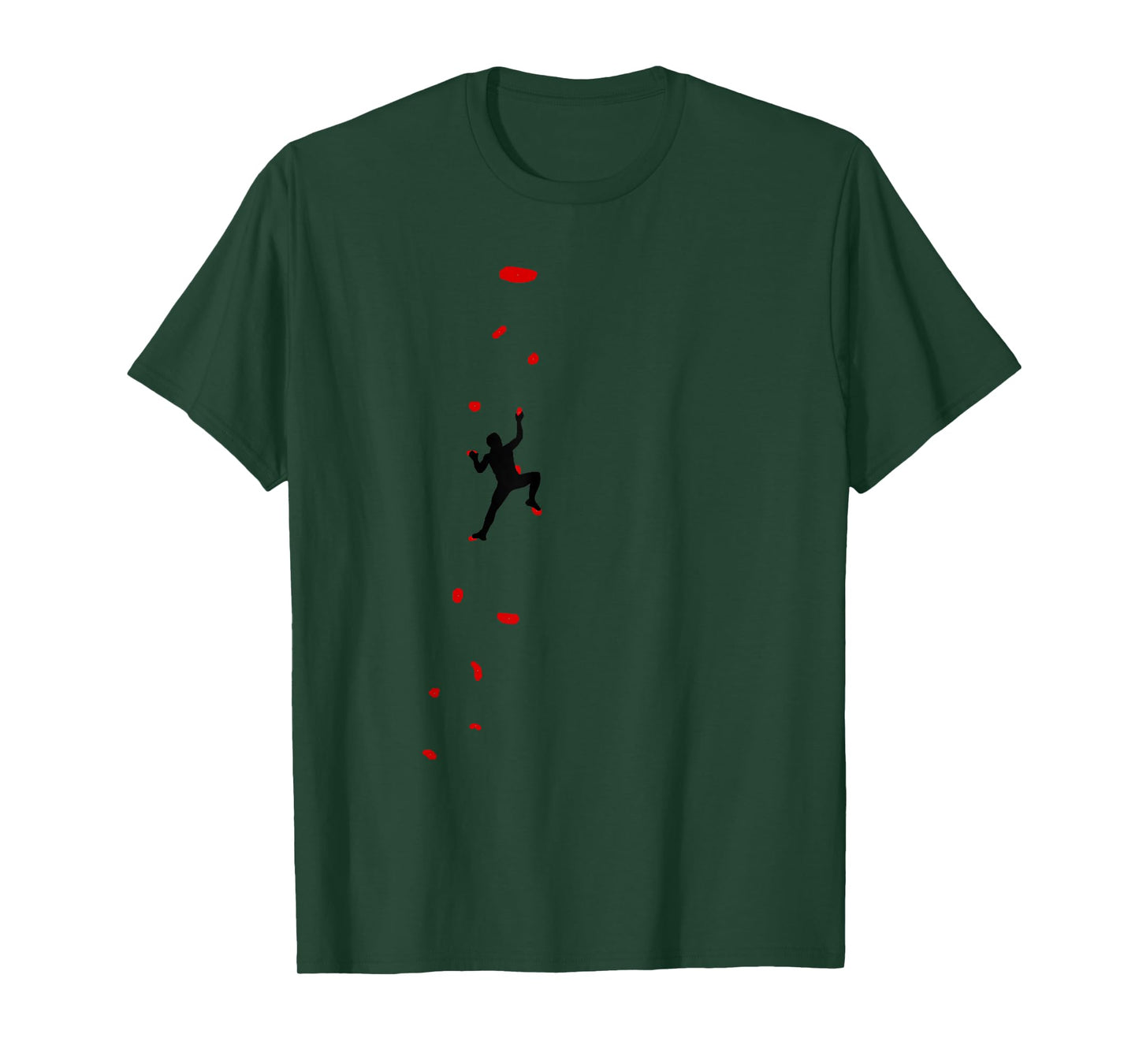 Climbing And Bouldering In The Climbing Gym T-shirt T-Shirt