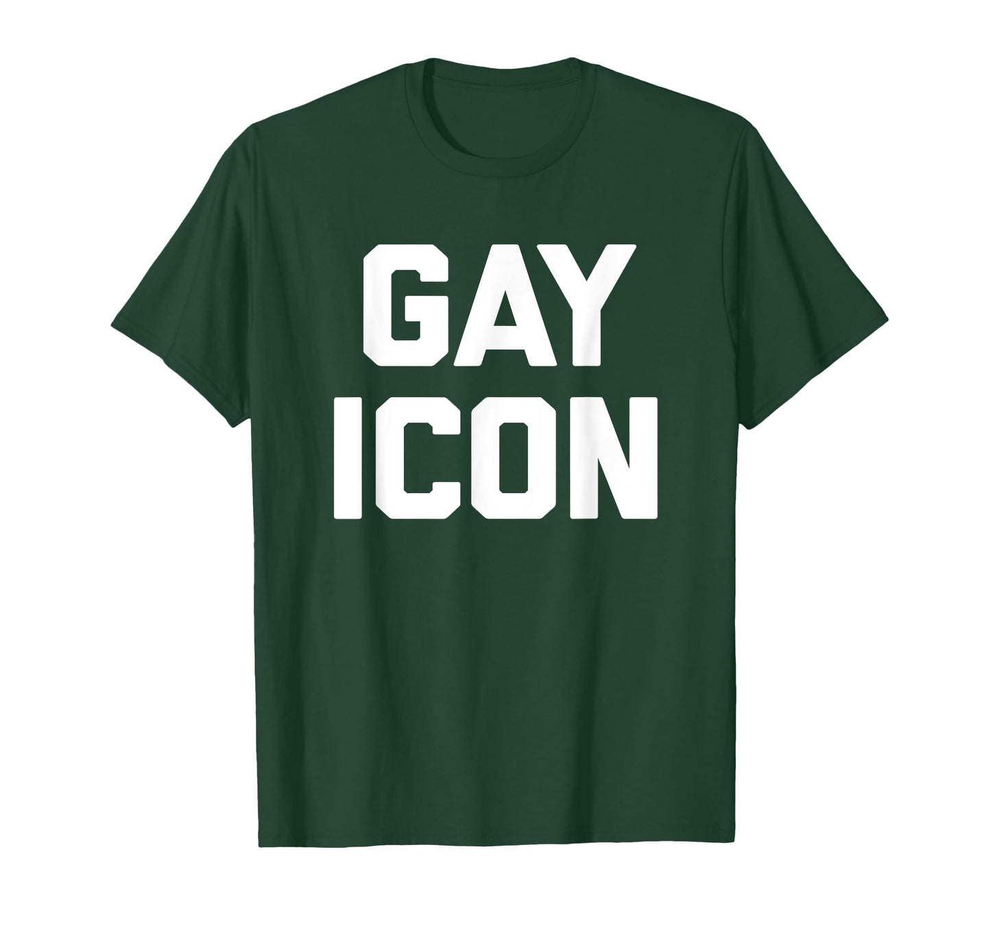 Gay Icon T-Shirt funny saying cute cool gay pride LGBTQ+ Gay T-Shirt