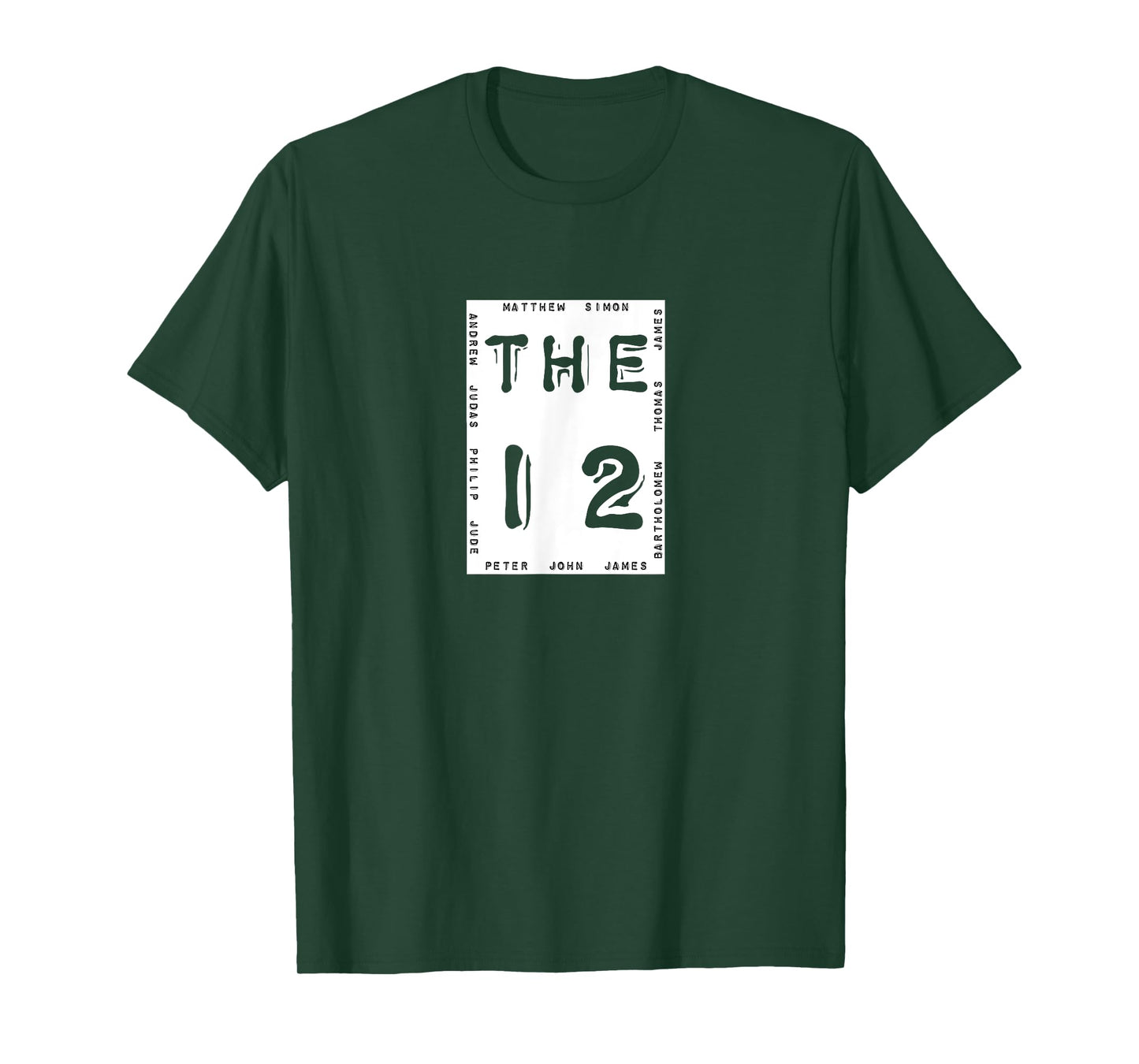 The Twelve Apostles T Shirt Jesus Disciples Bible Men Gift T-Shirt