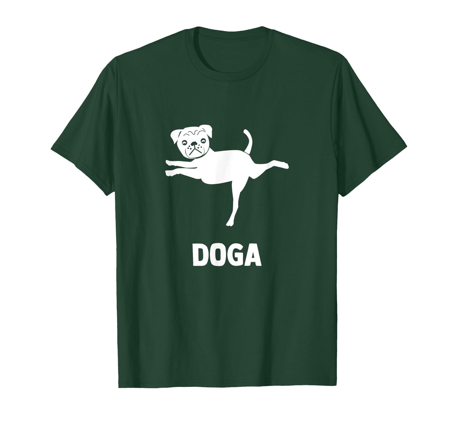Best Dog & Yoga is DOGA T-Shirt Funny Gift T-Shirt for Men Women