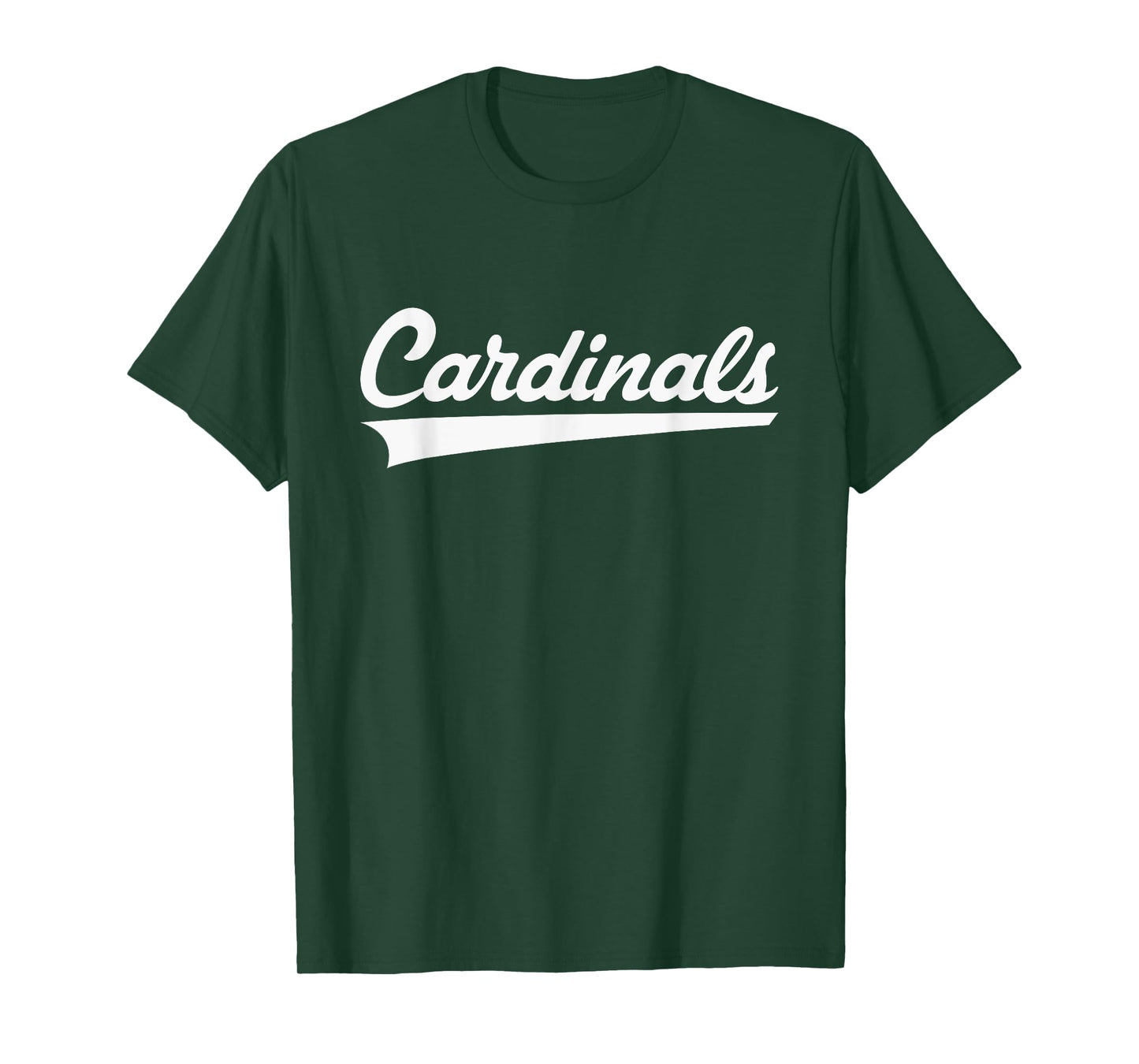 Del Valle Cardinals Vintage Swoosh T-Shirt