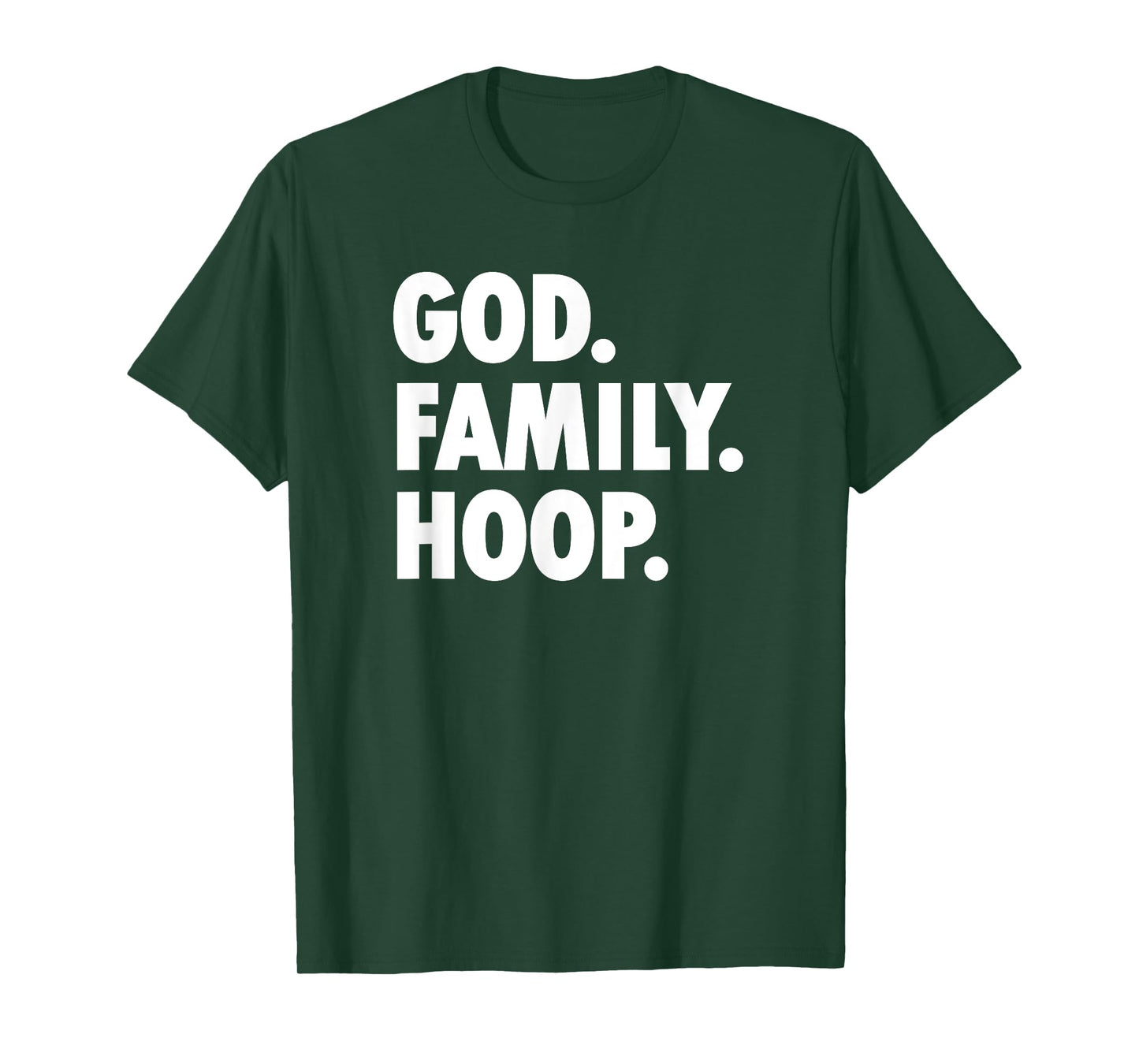 God Family Hoop - Novelty Basketball T-Shirt