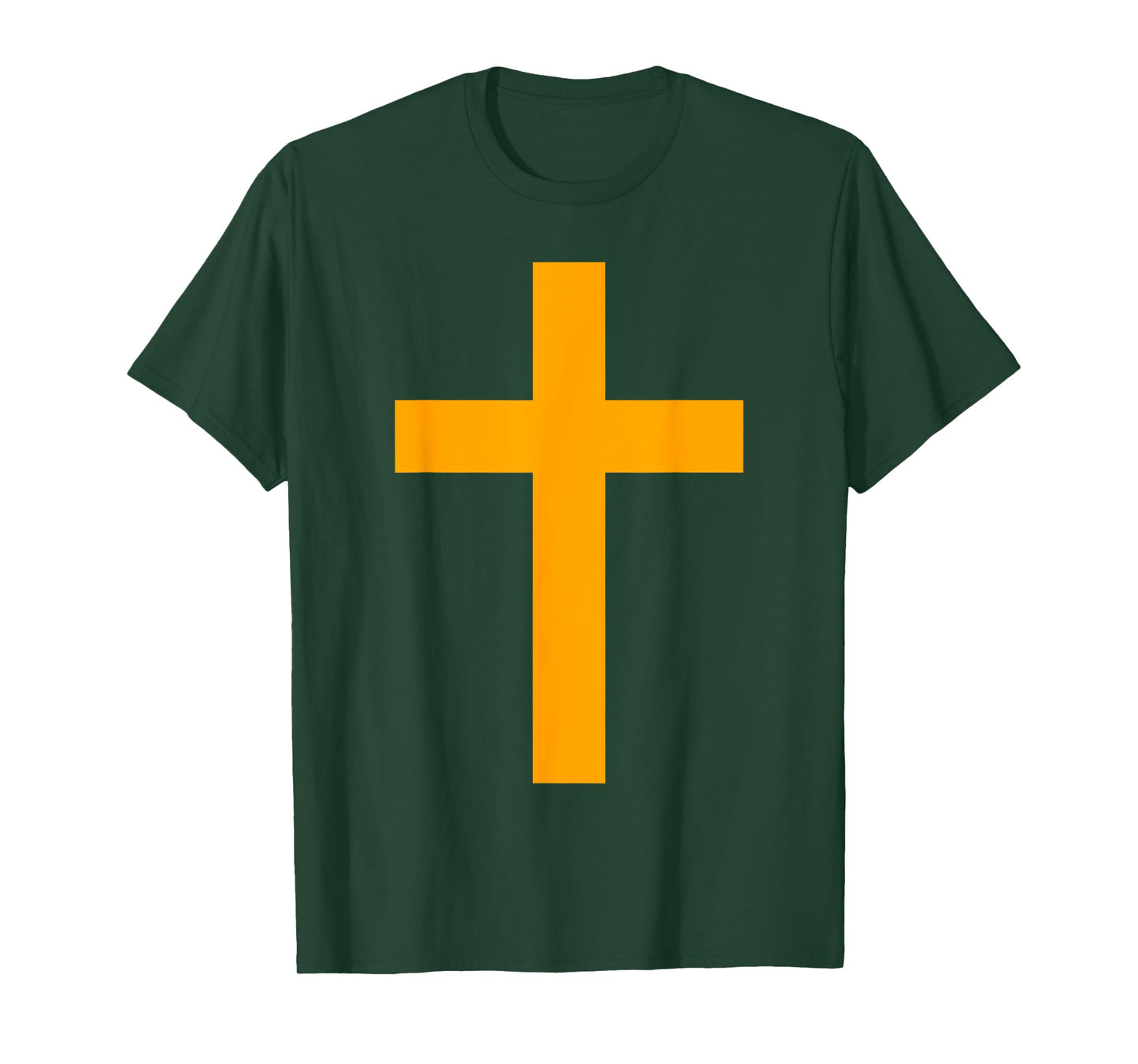 Christian God Jesus Cross Orange T-Shirt