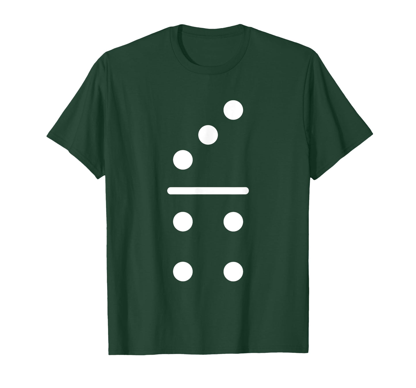Domino Game 3 4 Dots Matching Halloween Group Costume T-Shirt