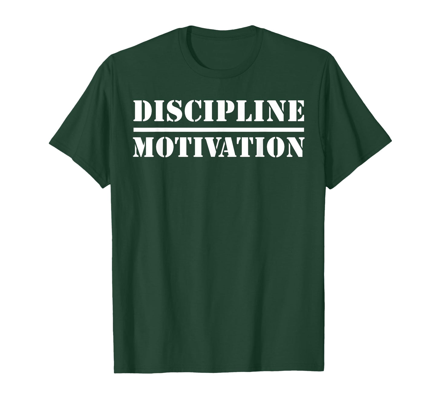 Discipline Over Motivation Gym Workout Bootcamp T-Shirt