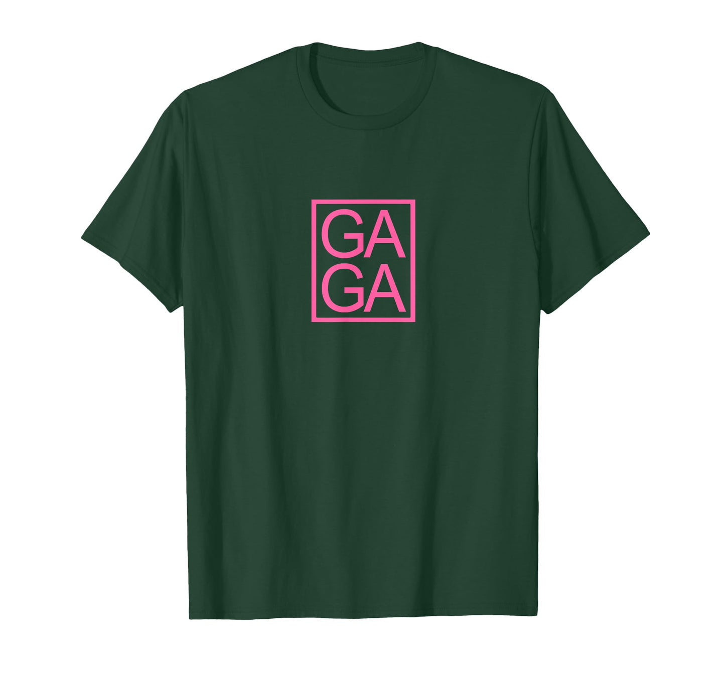 GAGA Novelty Graphic Tee Unique Fun Gaga Typography T-Shirt