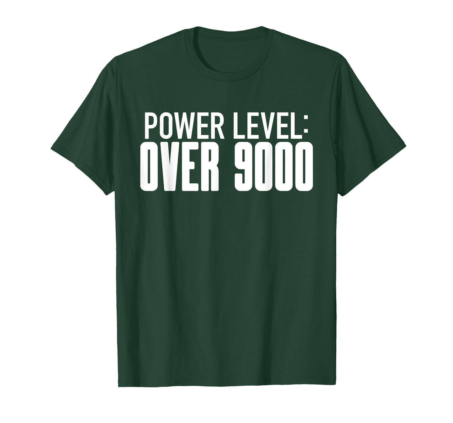 Power Level Over 9000 - Fun Cool Meme Workout Weight Lifting T-Shirt