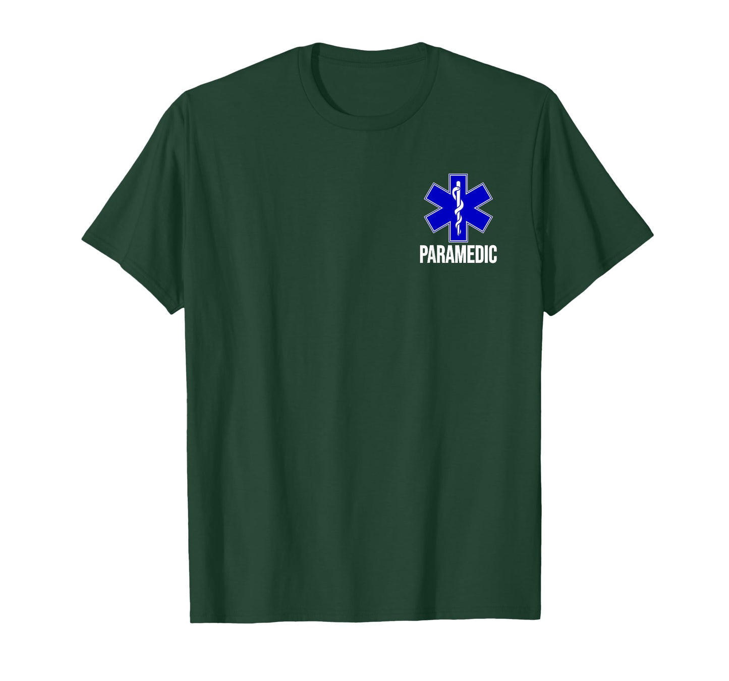 PARAMEDIC STAR OF LIFE EMT EMS AMBULANCE UNIFORM COSTUME TEE T-Shirt