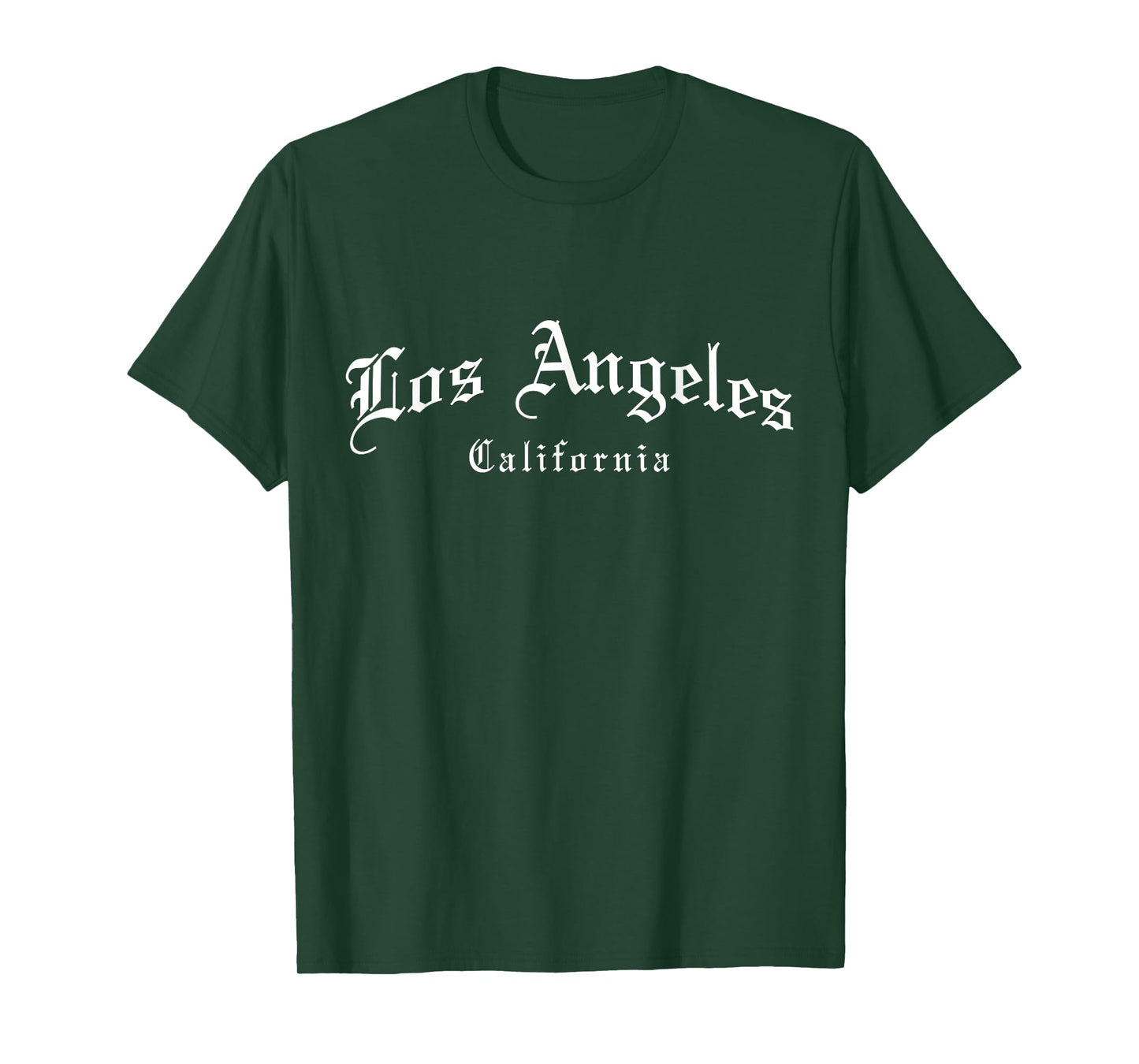 Los Angeles California LA Vintage Old School English Font T-Shirt