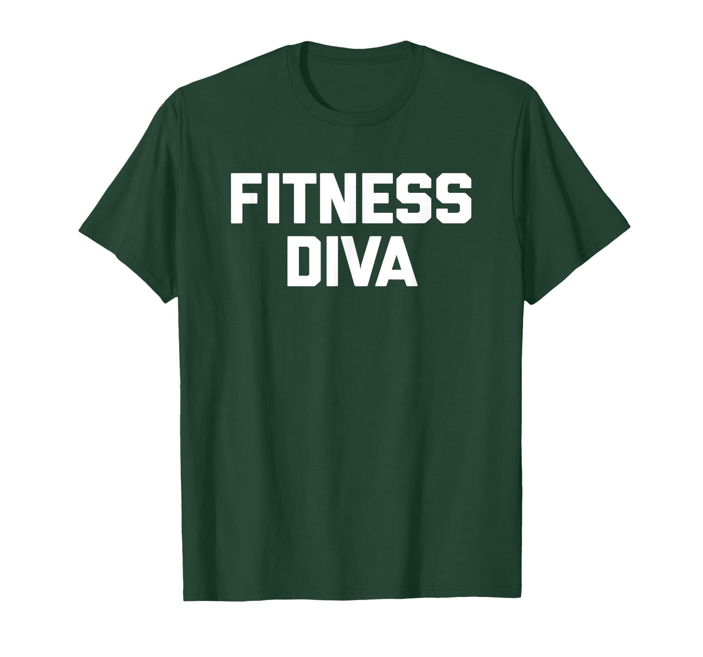 Fitness Diva T-Shirt funny saying sarcastic cute workout gym T-Shirt