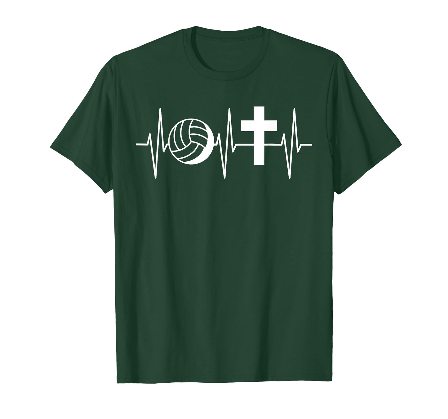 Christian Volleyball Shirt Religious Jesus Volleyball Player T-Shirt
