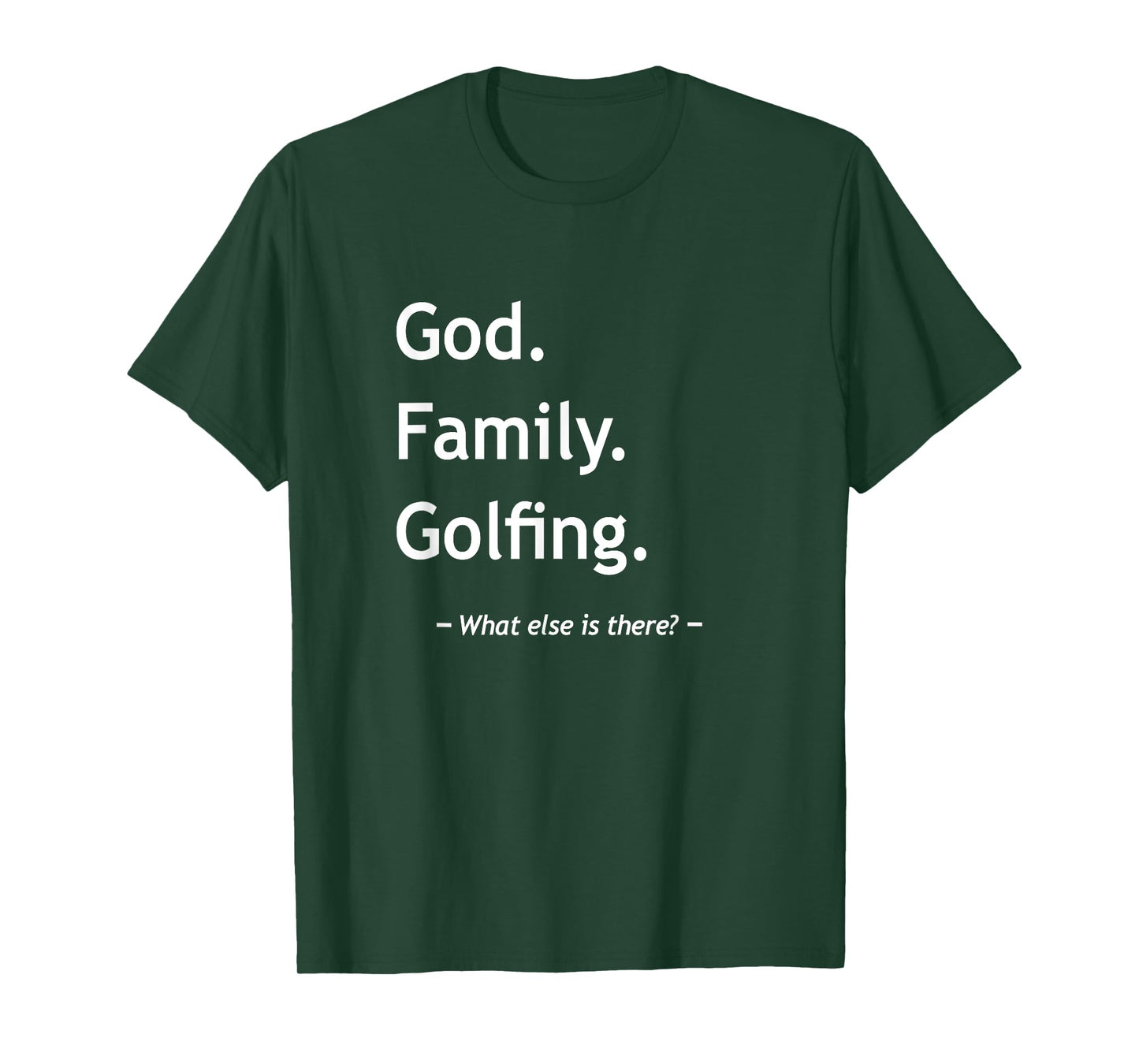 Christian God Family Golfing Jesus Christ Christianity T-Shirt
