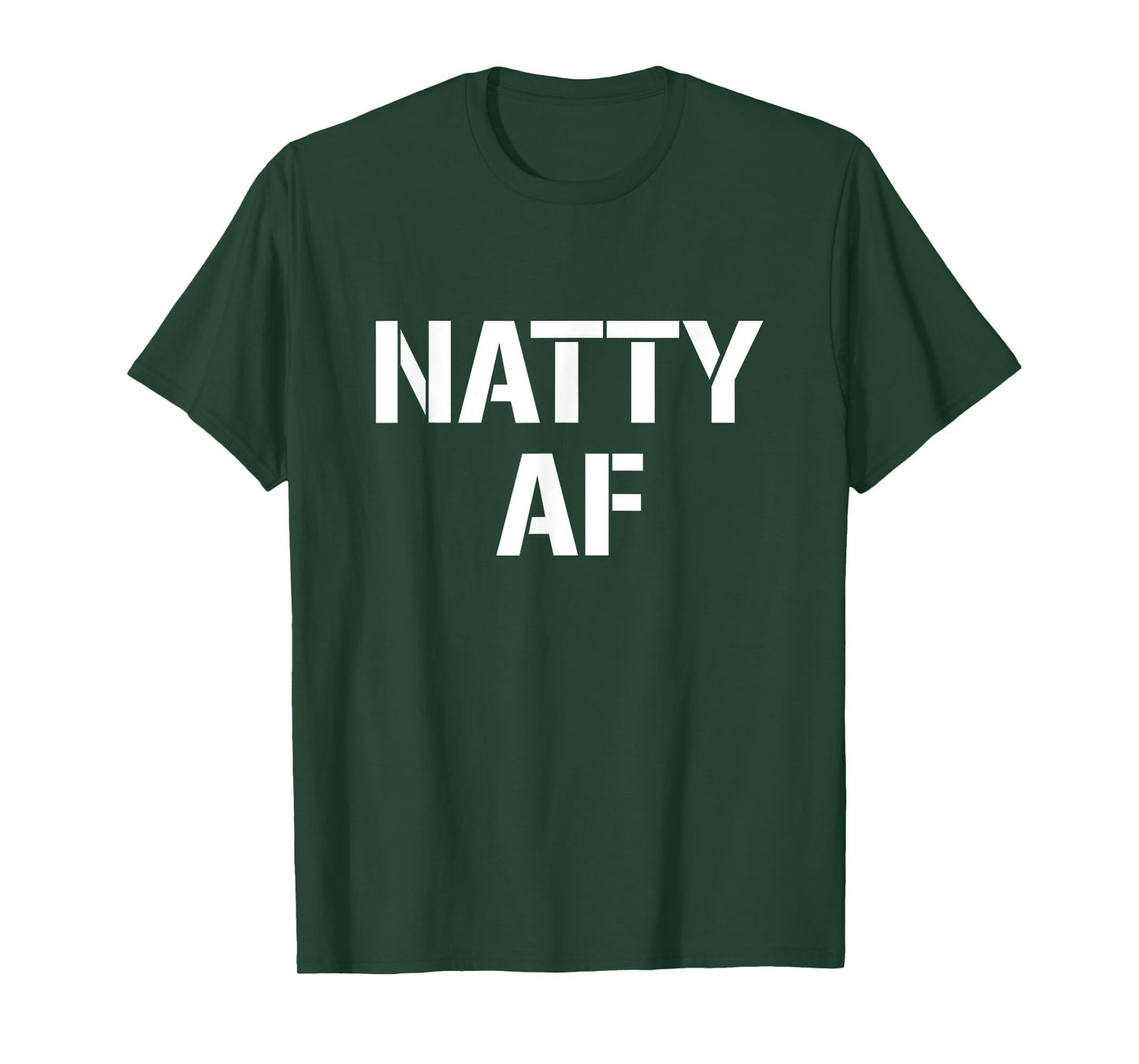 Natty AF Natural Bodybuilding Gifts Men Women Funny Workout T-Shirt
