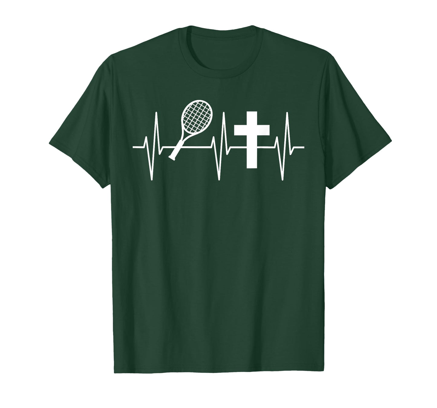 Christian Tennis Shirt Religious Jesus Tennis Player T-Shirt