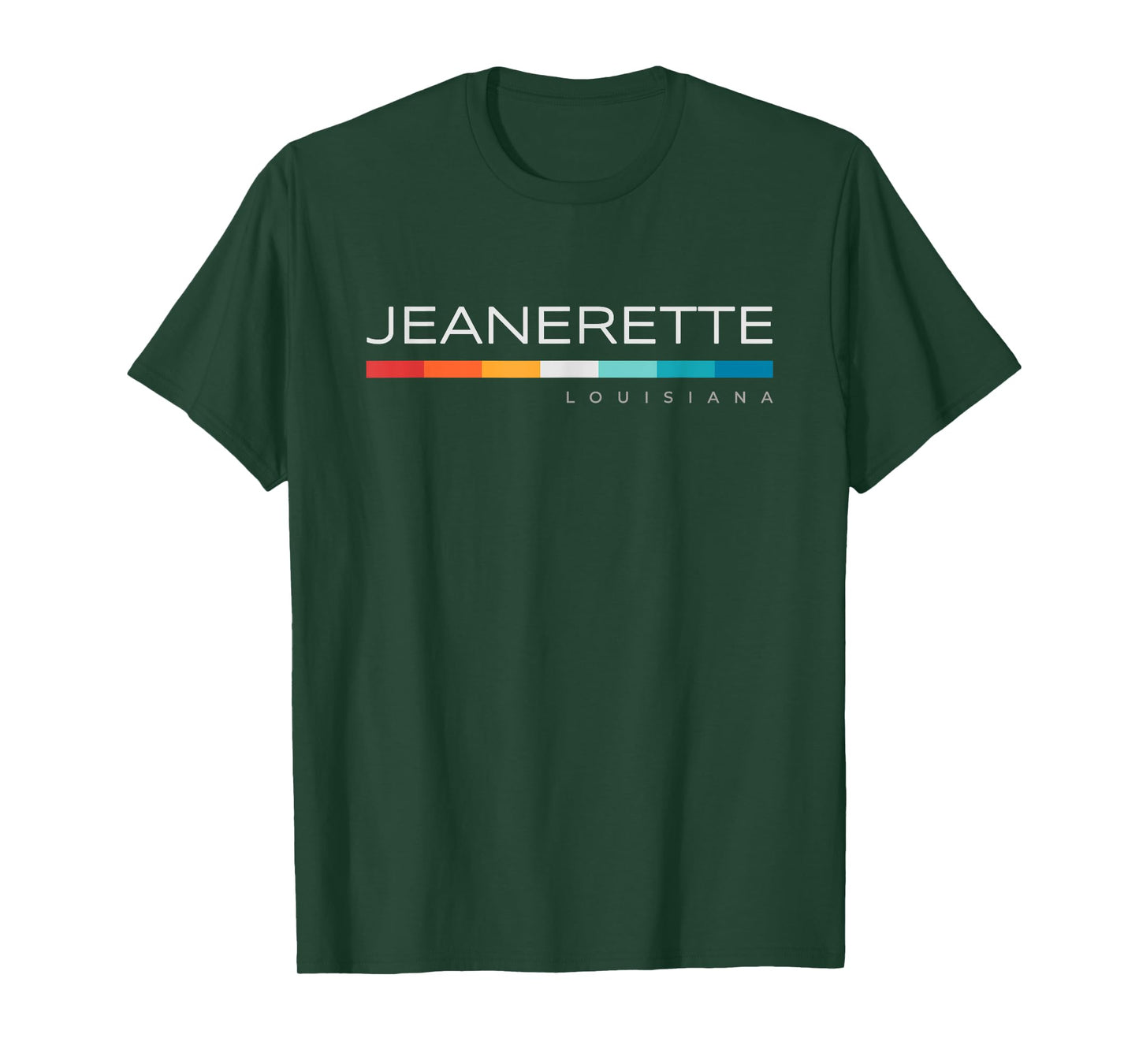 Jeanerette LA Louisiana Retro Design T-Shirt