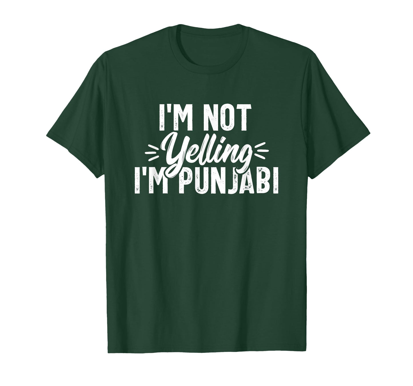 Not Yelling Punjabi Desi Sikh Funny Indian Novelty T-Shirt