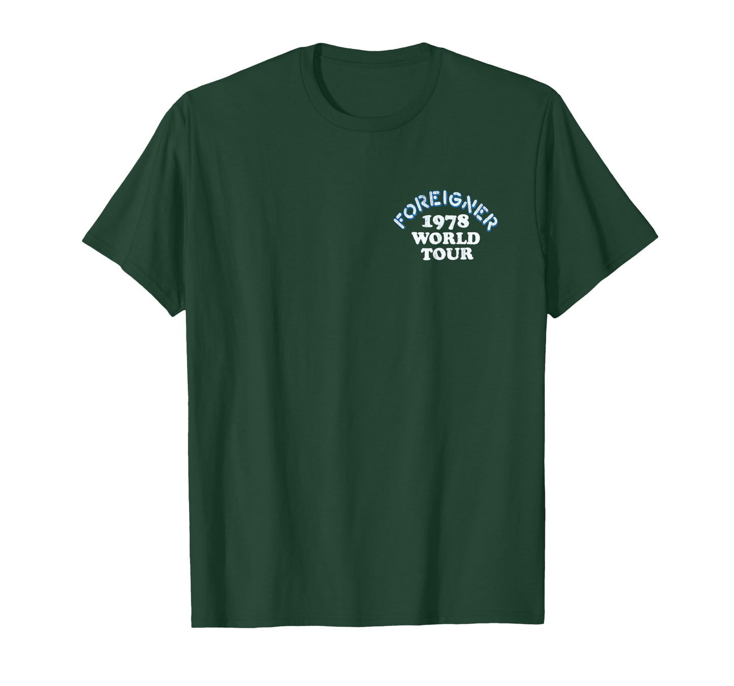 Foreigner Front and Back 1978 World Tour Vintage Band T-Shirt