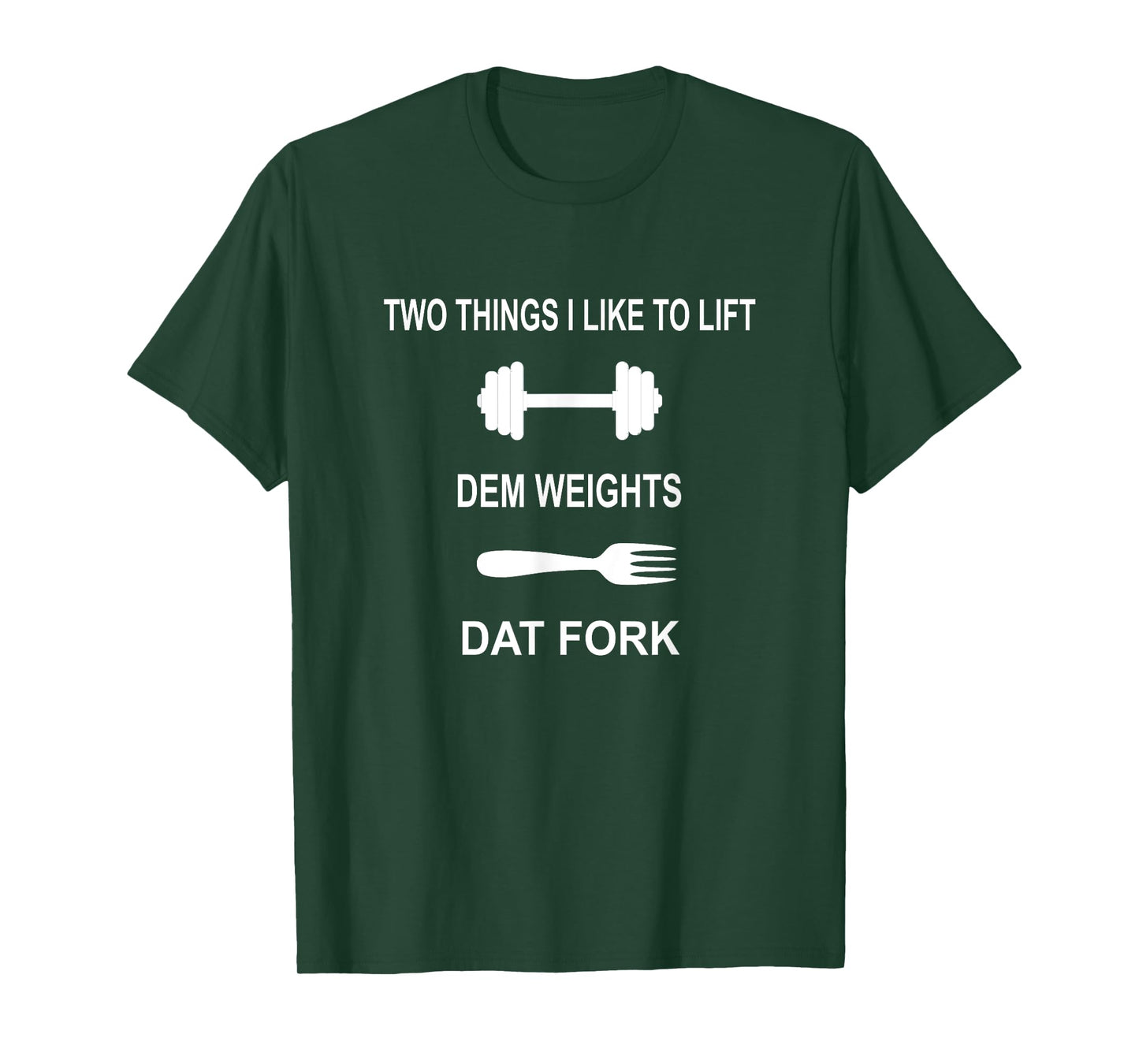 Funny Fitness Gym Quote Workout - Two Things I Like To Lift T-Shirt