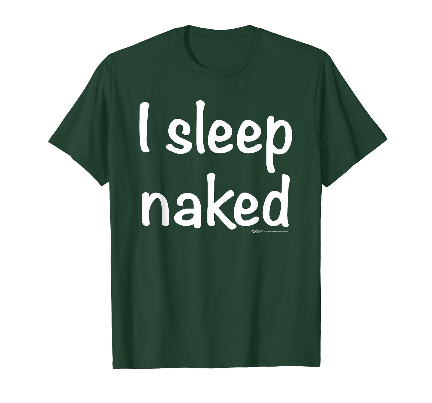 I Sleep Naked Nap T-Shirt