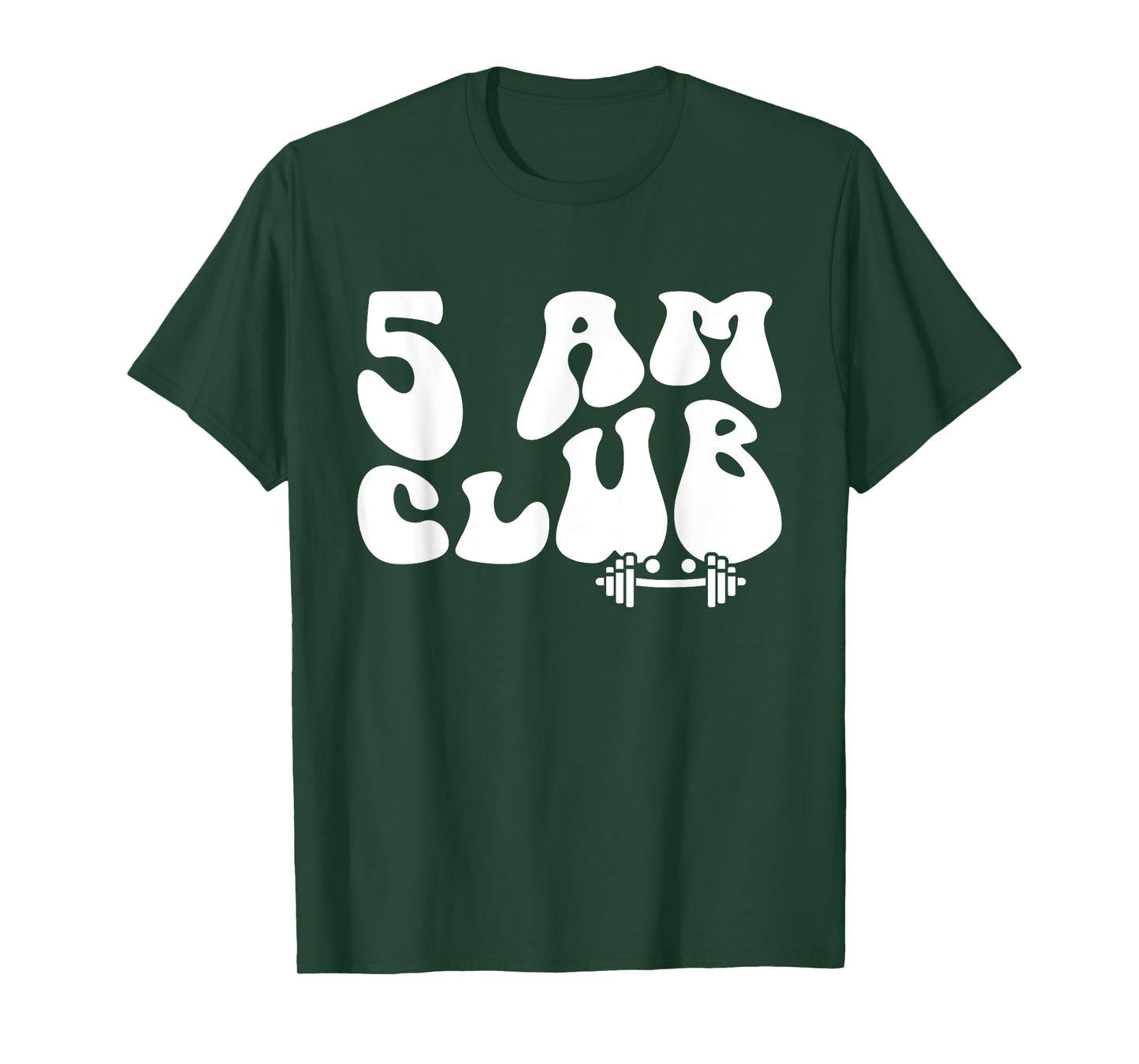 5 AM Club Gym Fitness & Workout Crew T-Shirt