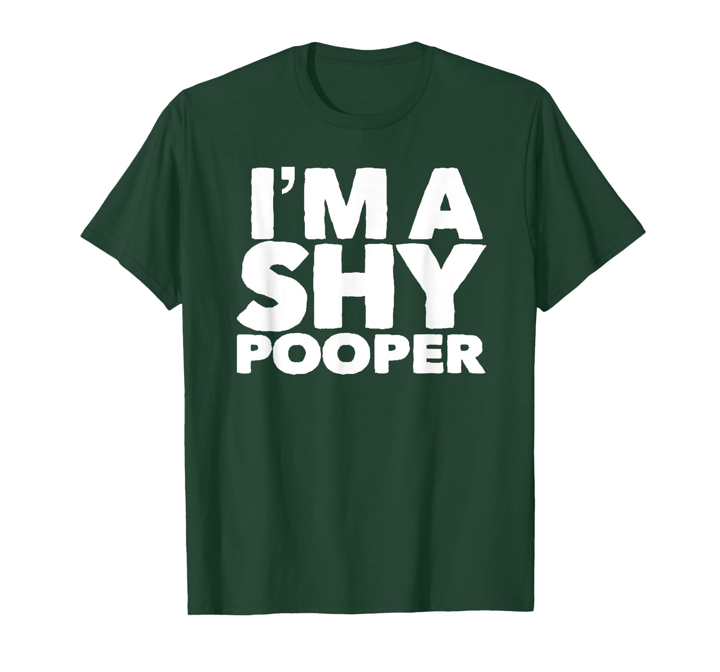 Mens Dumb & Funny Shy Pooper Fitness Workout for Gym Poop T-Shirt