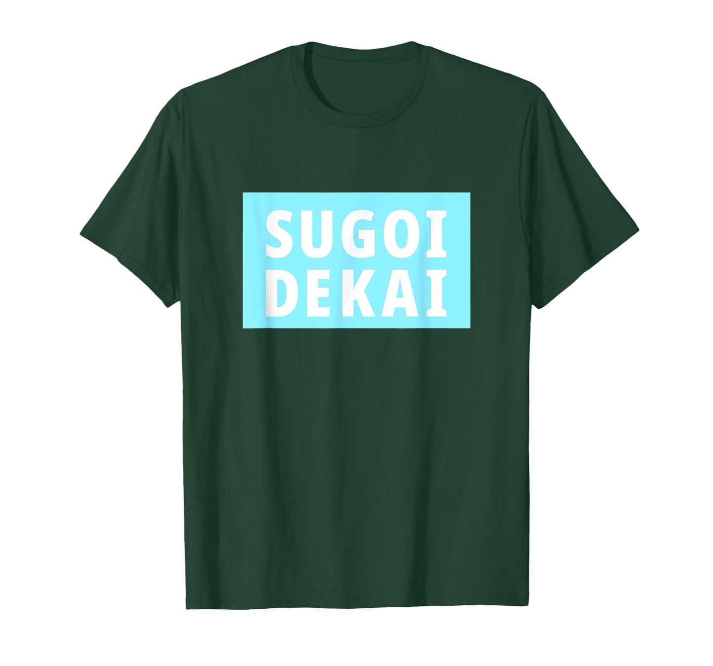 Sugoi Dekai Baby Blue Color Swap Anime Cosplay T-Shirt