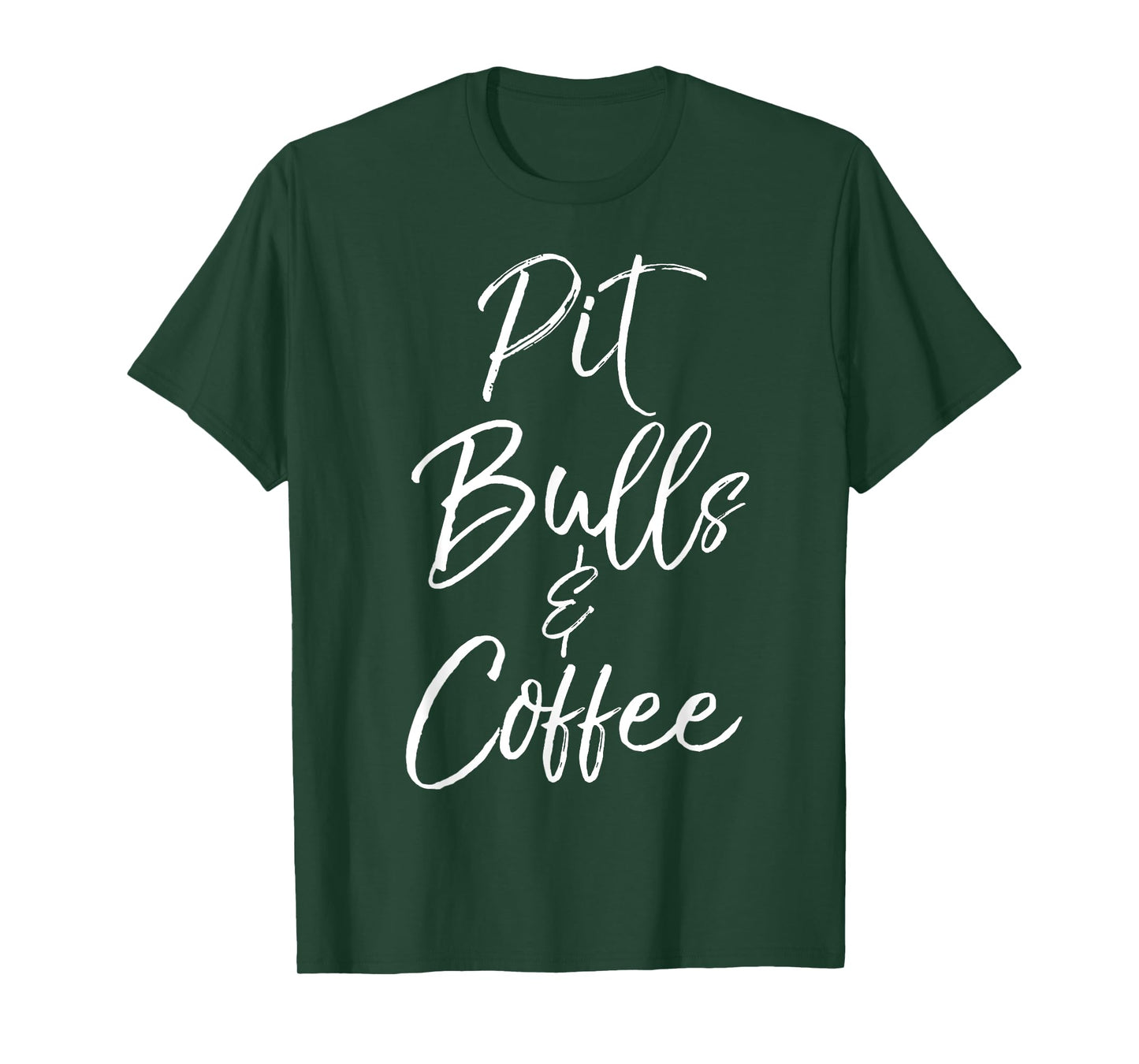 Pit Bulls & Coffee Shirt Cute Dog Pitbull Mom Gift for Women T-Shirt
