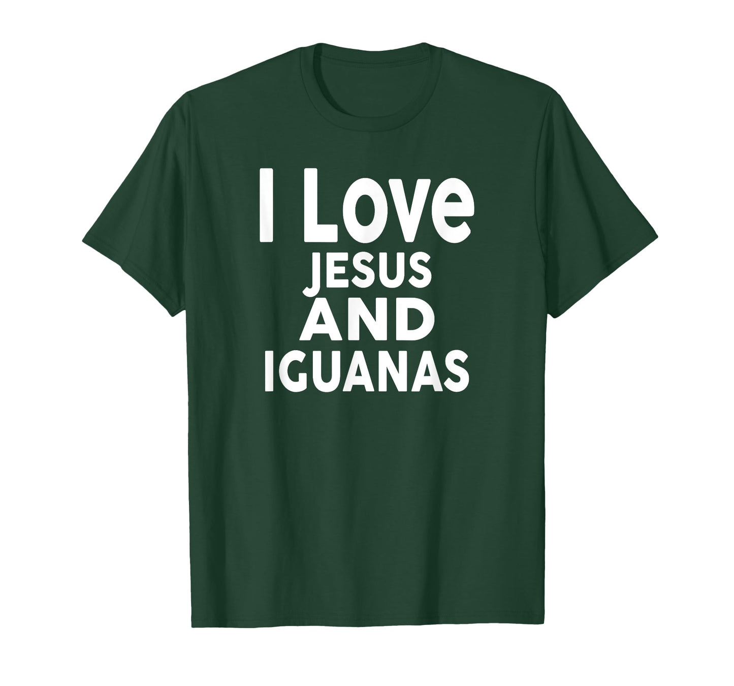 I Love Jesus and IGUANAS T-Shirt Funny IGUANA T-Shirt