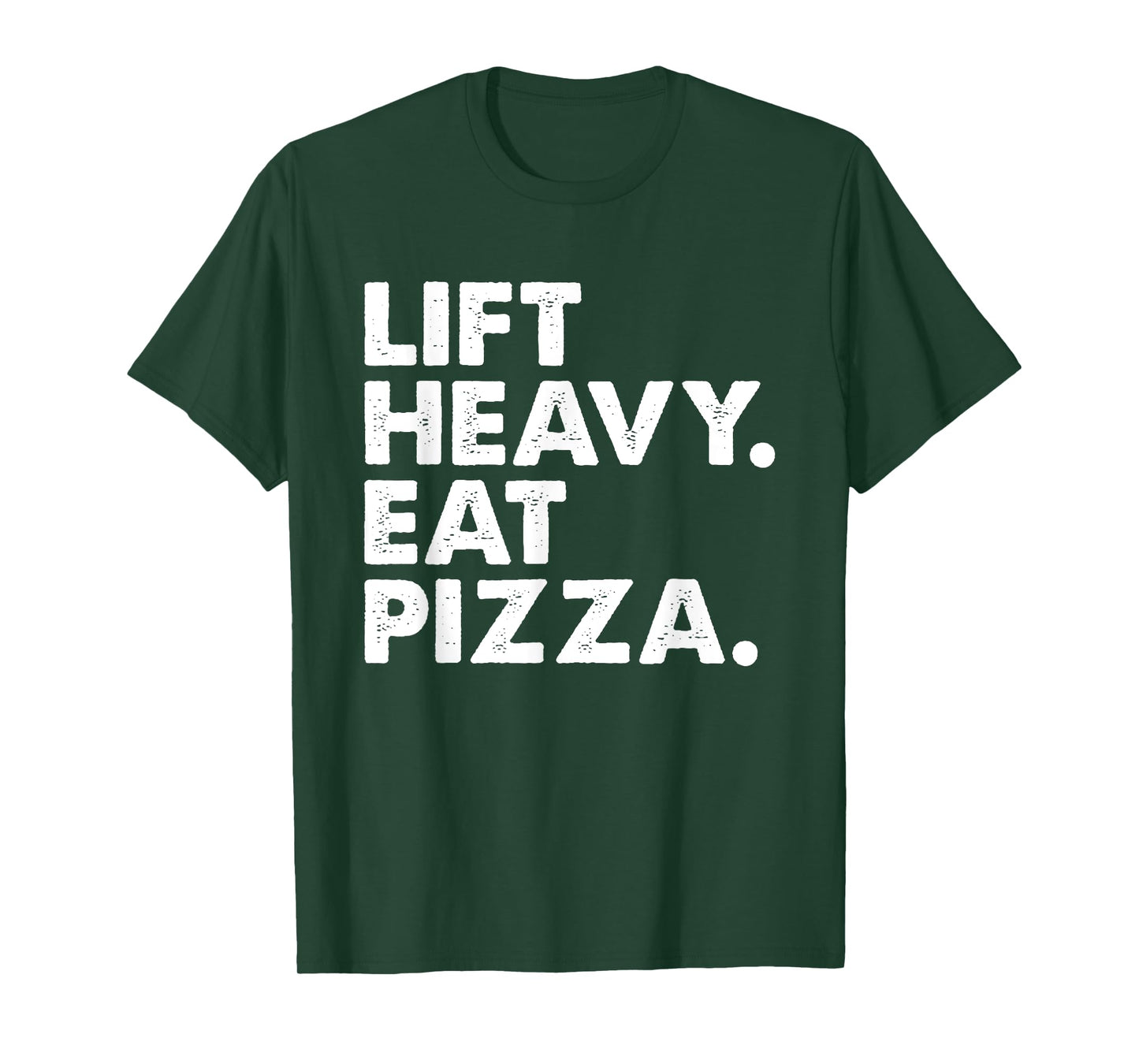 Lift Heavy Eat Pizza Gym Fitness Funny Pizza Lovers Cool T-Shirt