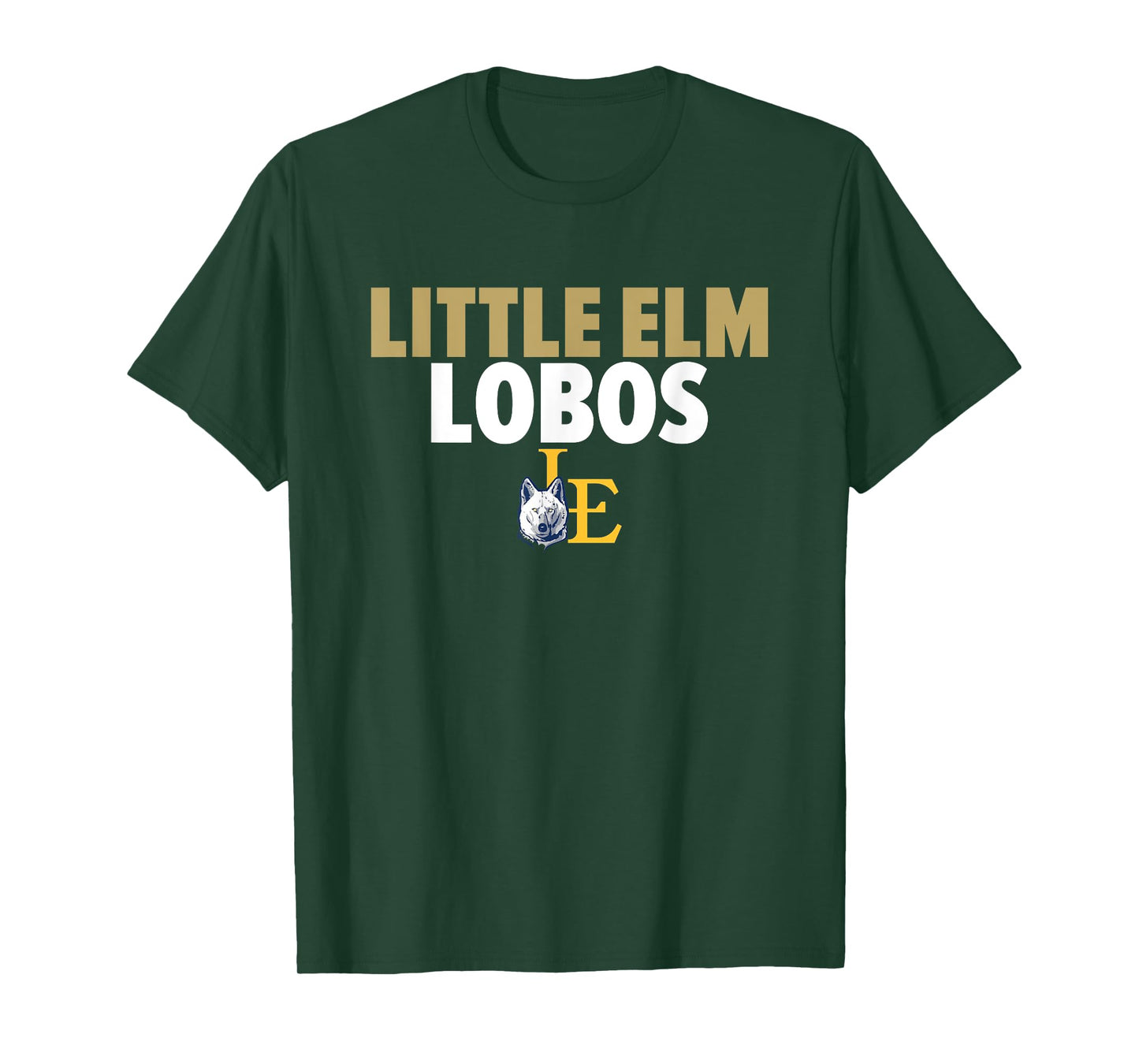Little Elm Lobos Logo Bold HS T-Shirt