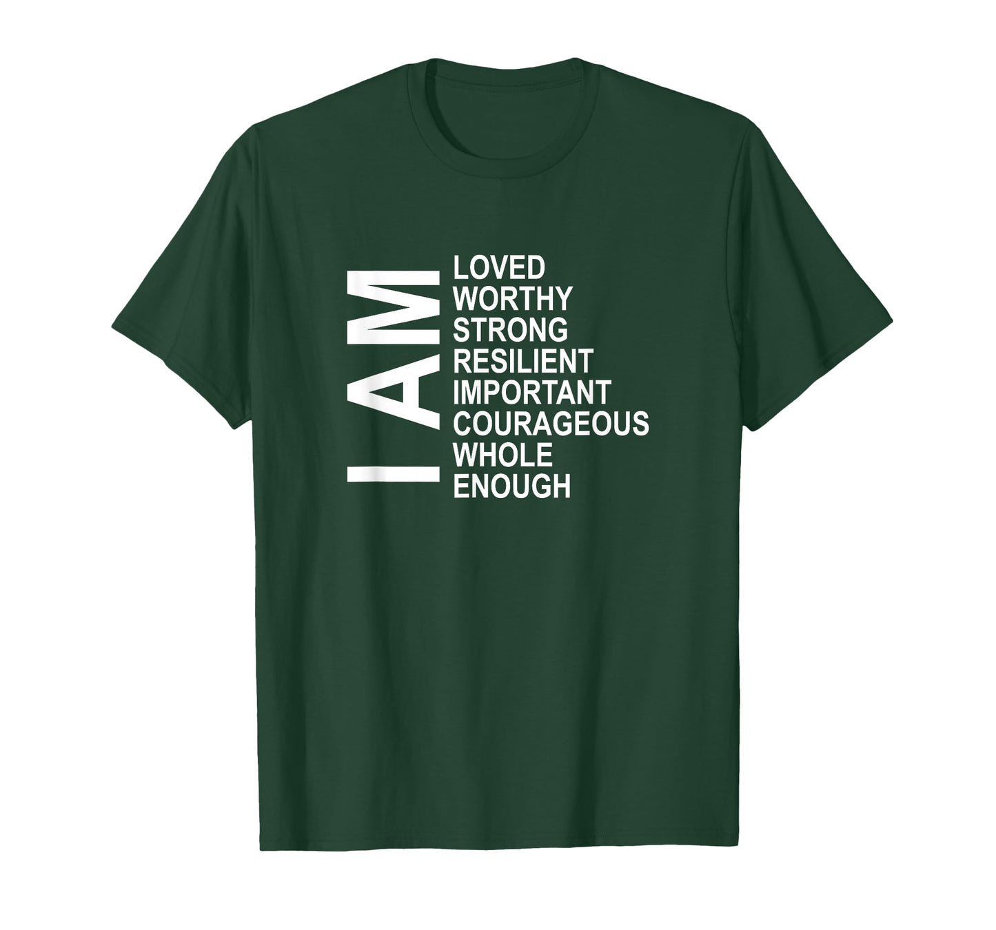 I Am Words of Encouragement Affirmations Laws Of Attraction T-Shirt
