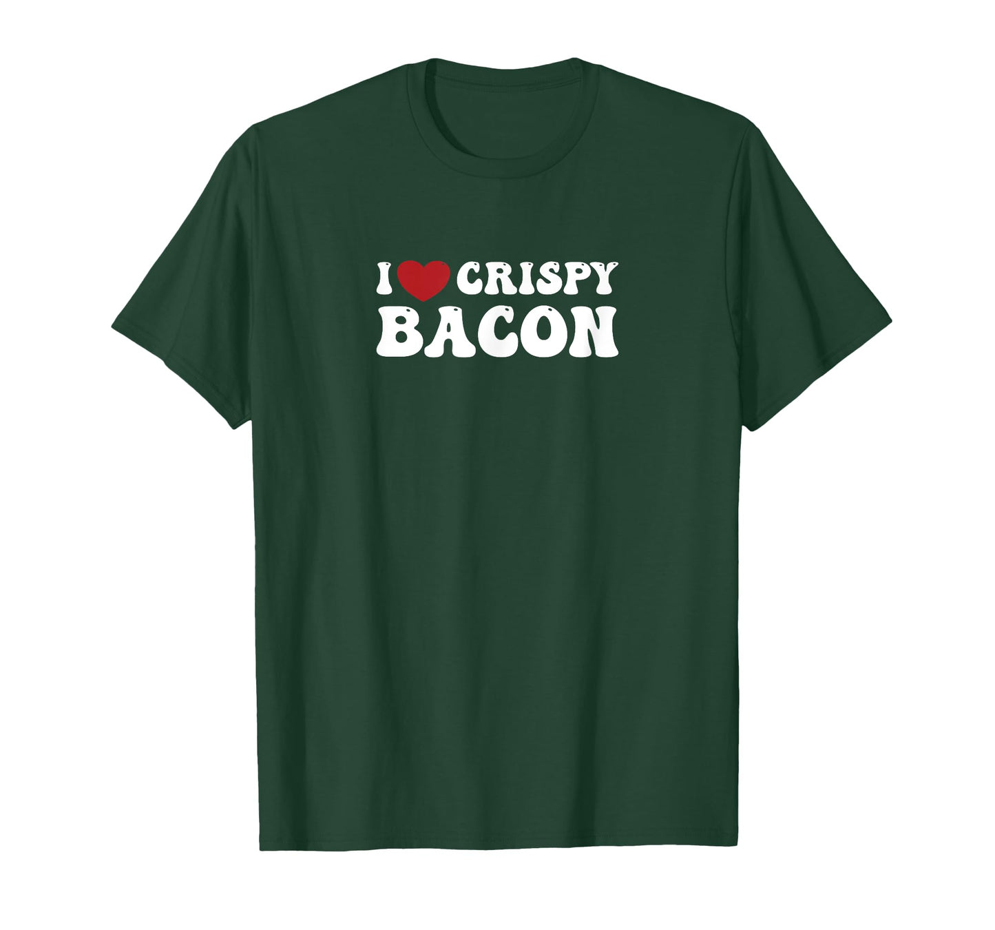 Crispy Bacon: A Funny Gym-Tee for Curvy Ladies or Gents T-Shirt