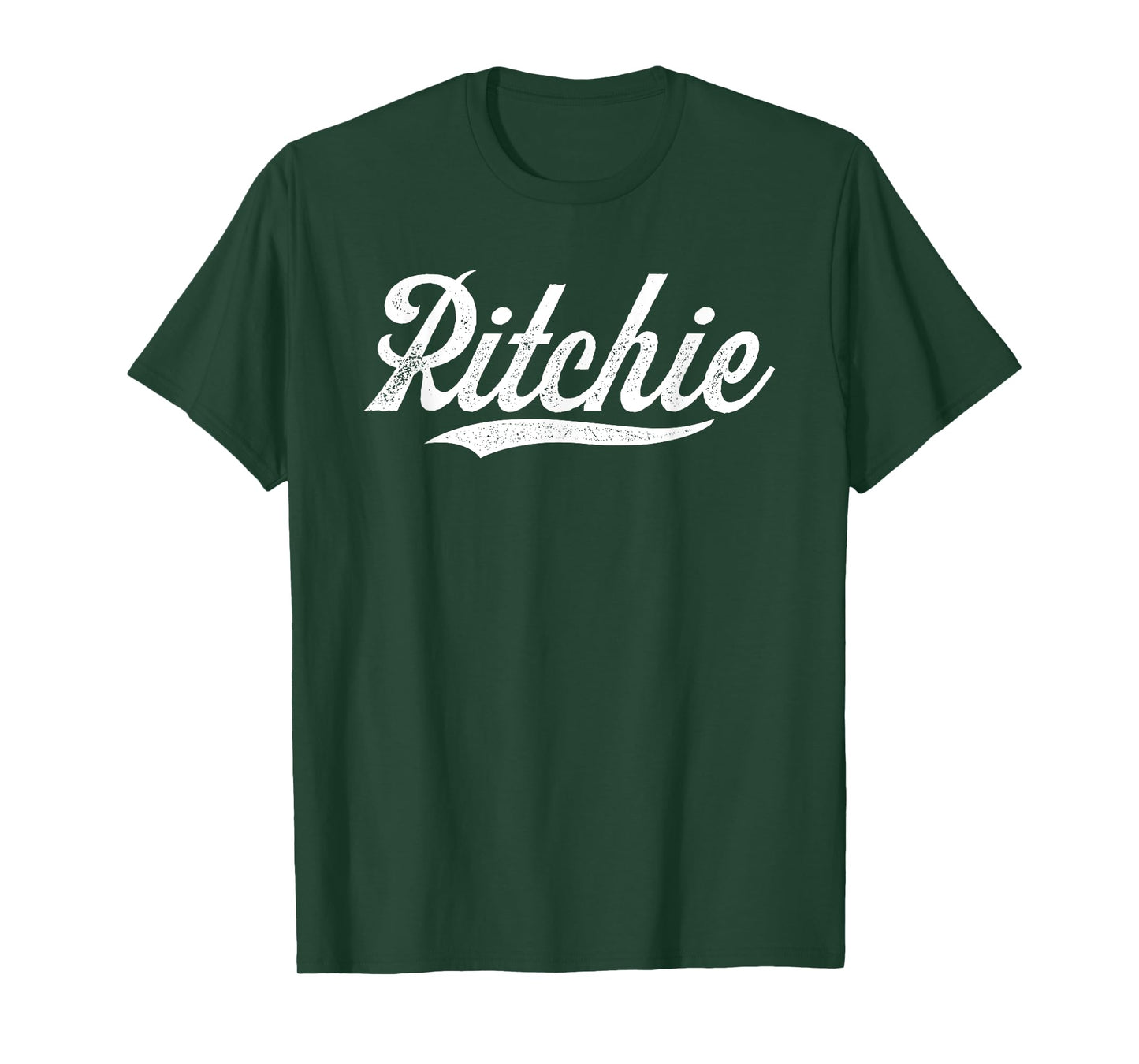 Distressed Script JR Ritchie Prospect Baseball Fan Gear T-Shirt