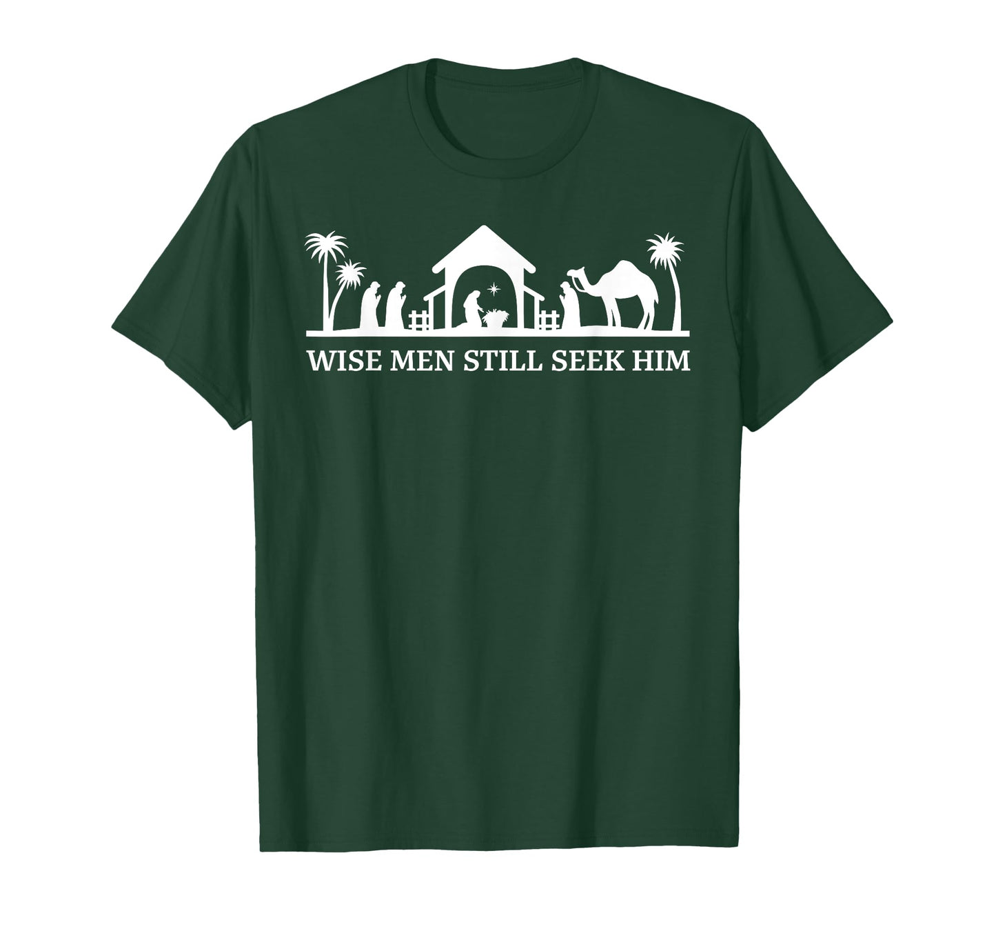 Wise Men Still Seek Him Christian Christmas Jesus Design T-Shirt