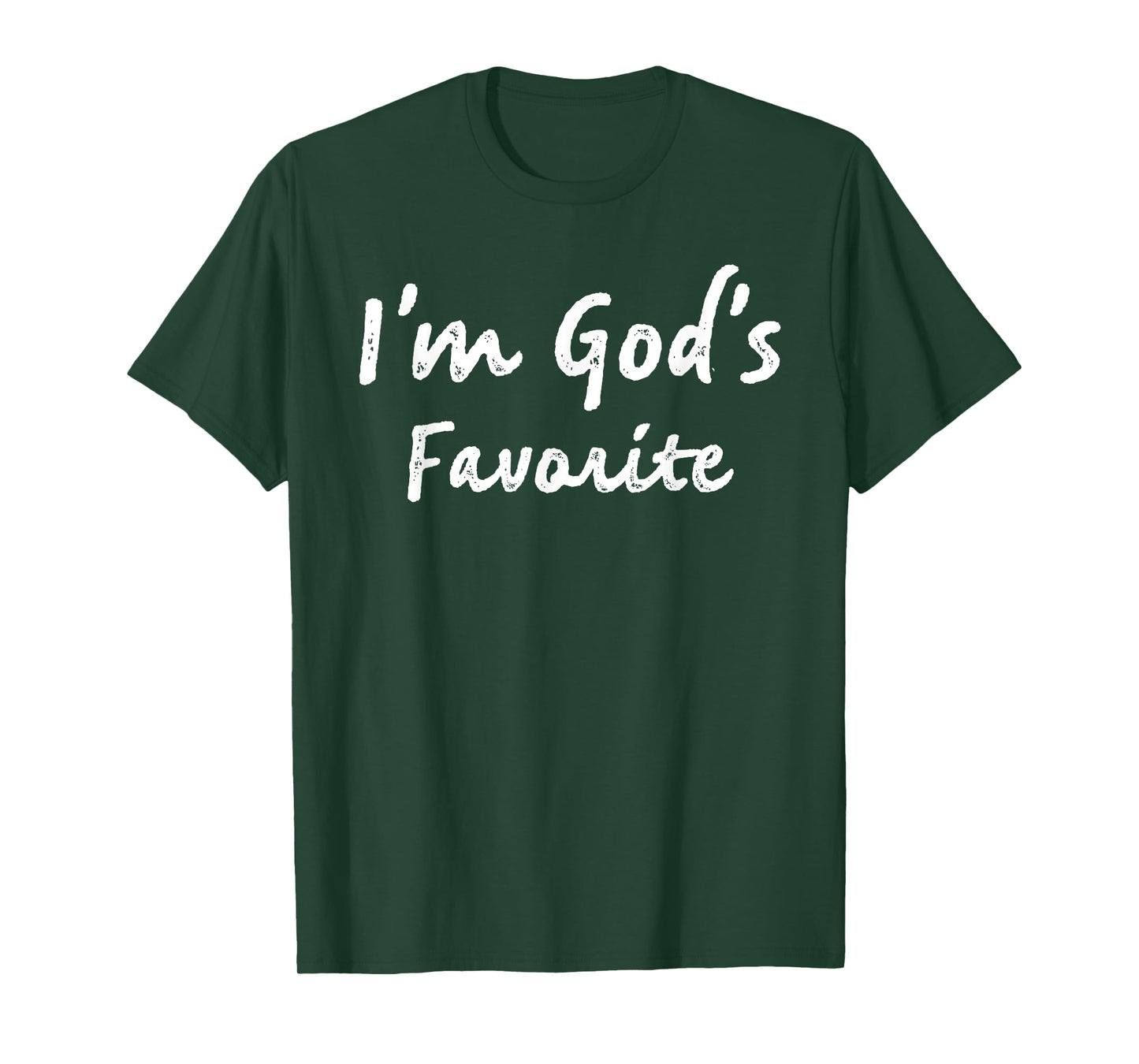 I'm God's Favorite Christian Religious Church T-Shirt