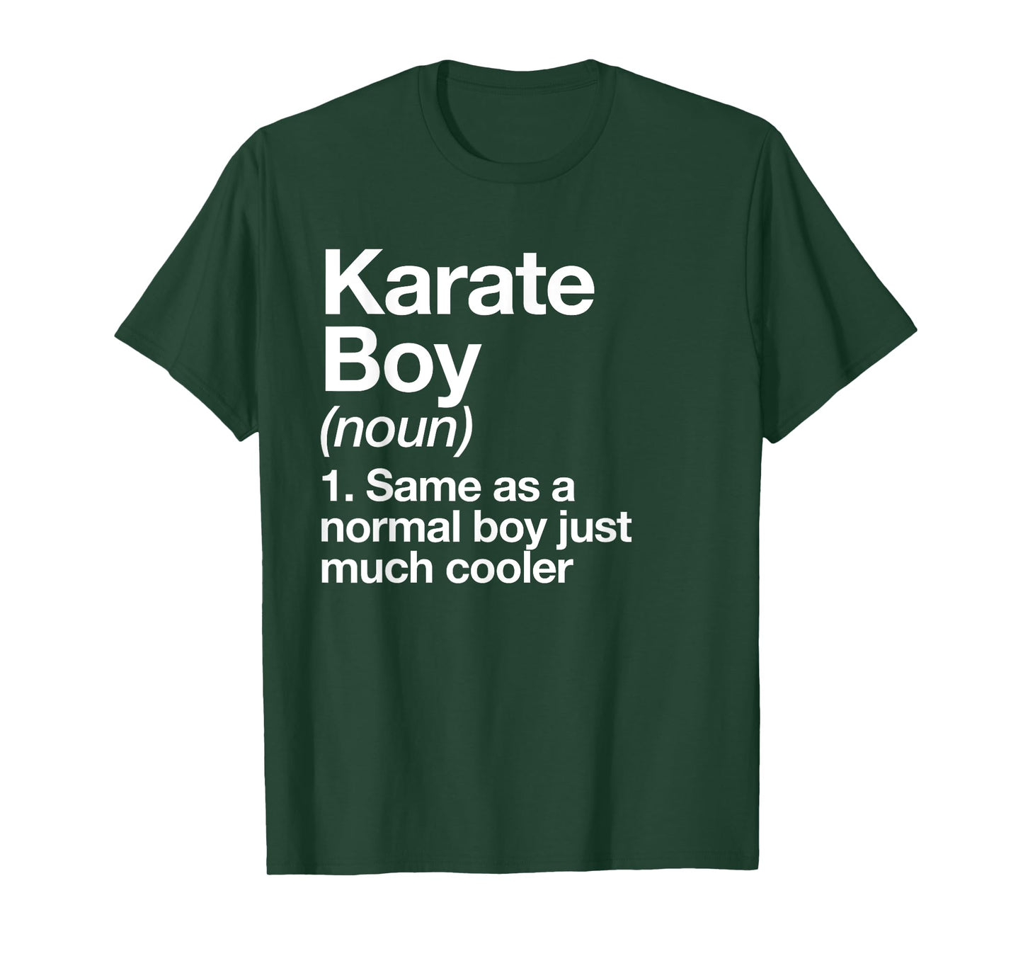 Karate Boy Definition Funny Martial Arts Sports T-Shirt