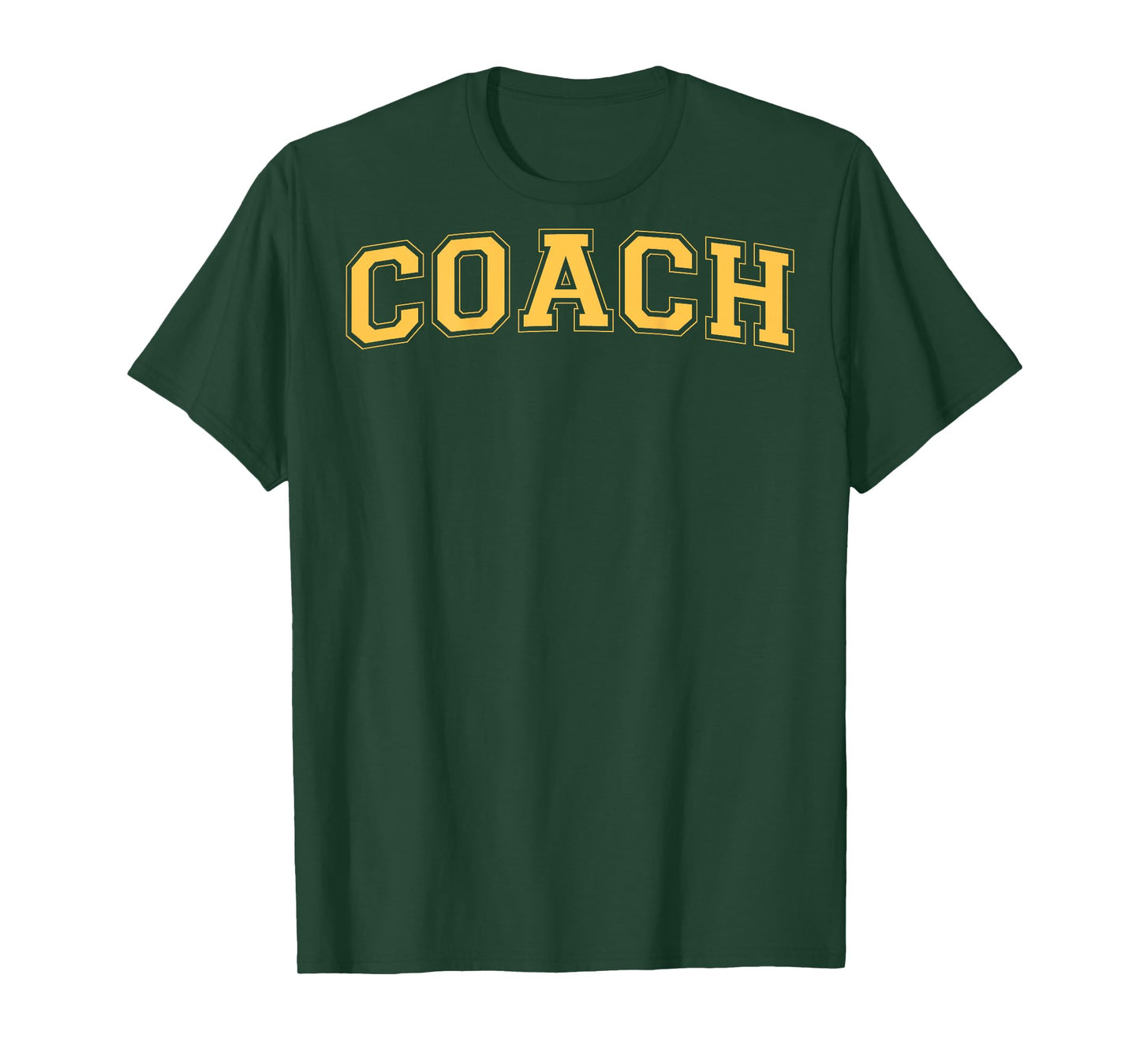 Coach Sports Trainer Vintage Yellow on the back T-Shirt