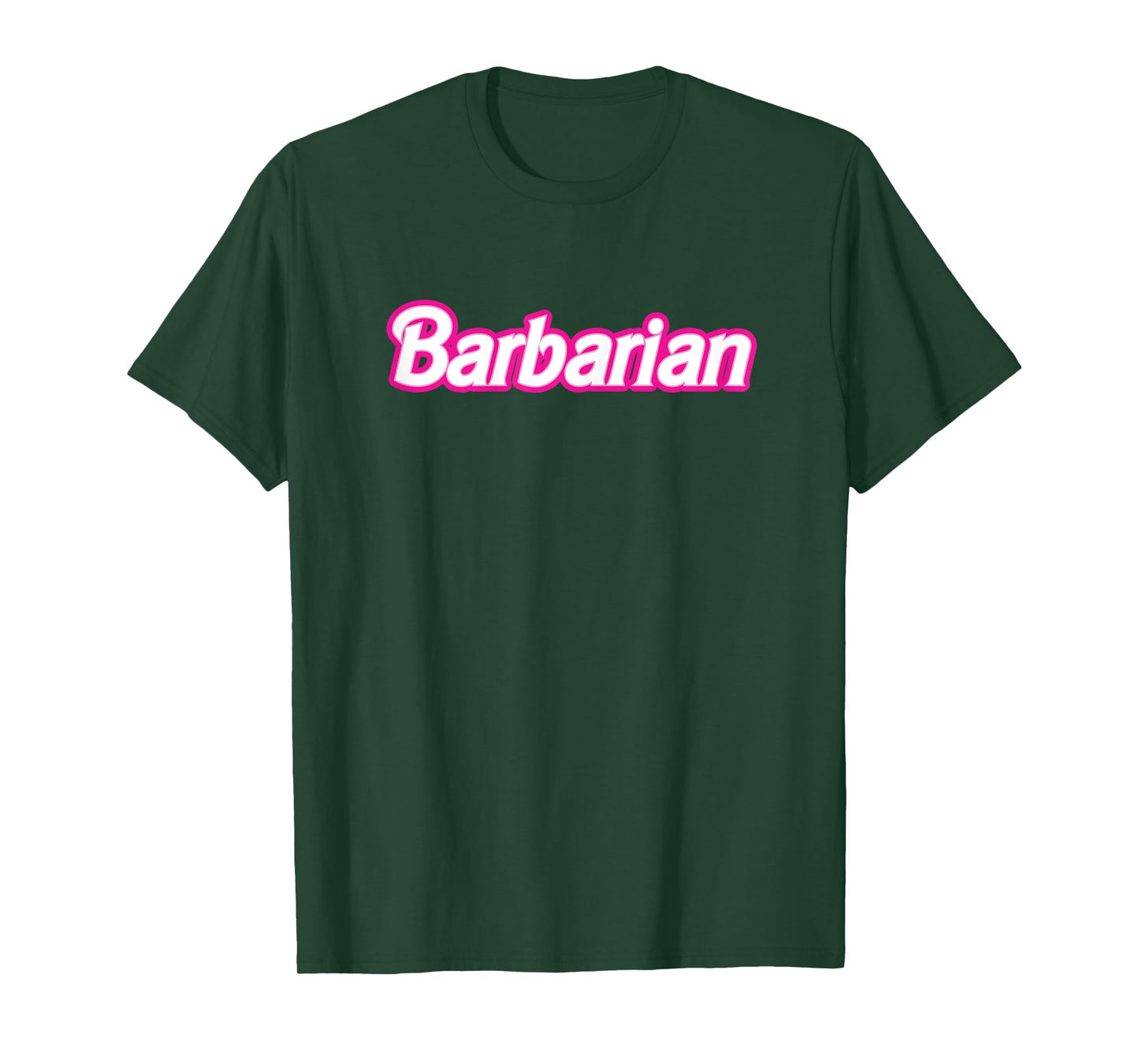 Love The Pink Barbarian Pink Retro T-Shirt