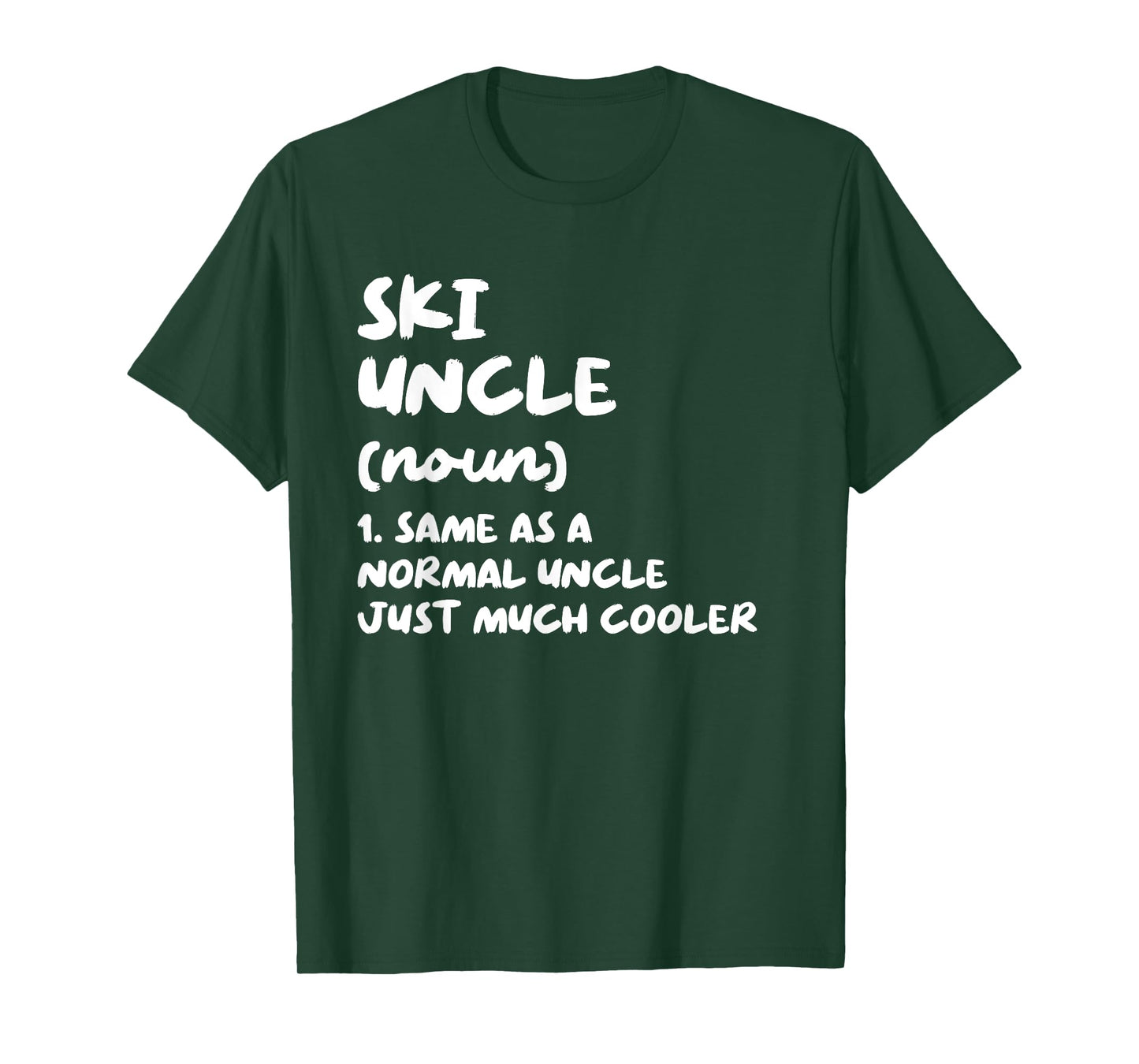 Ski Uncle Definition Skiing Funny Sports T-Shirt