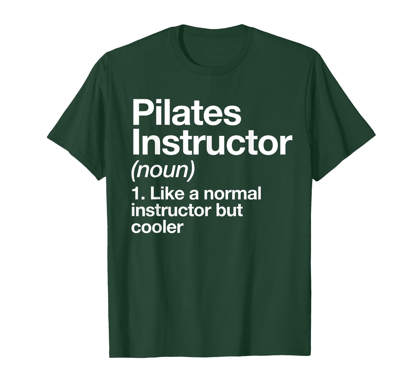 Pilates Instructor Definition Funny Trainer Gym Sports T-Shirt