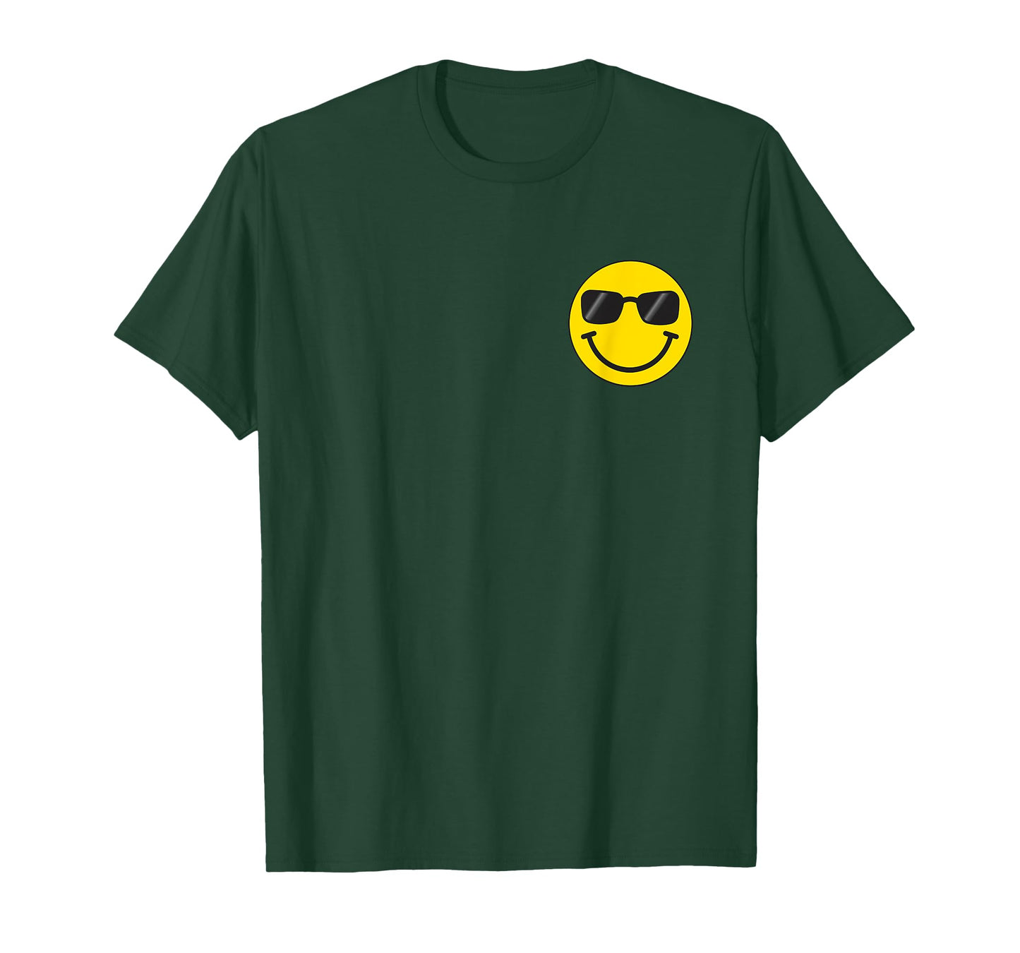 Funny Smiling Emoticon Men Women Graphic Happy Face Smile T-Shirt