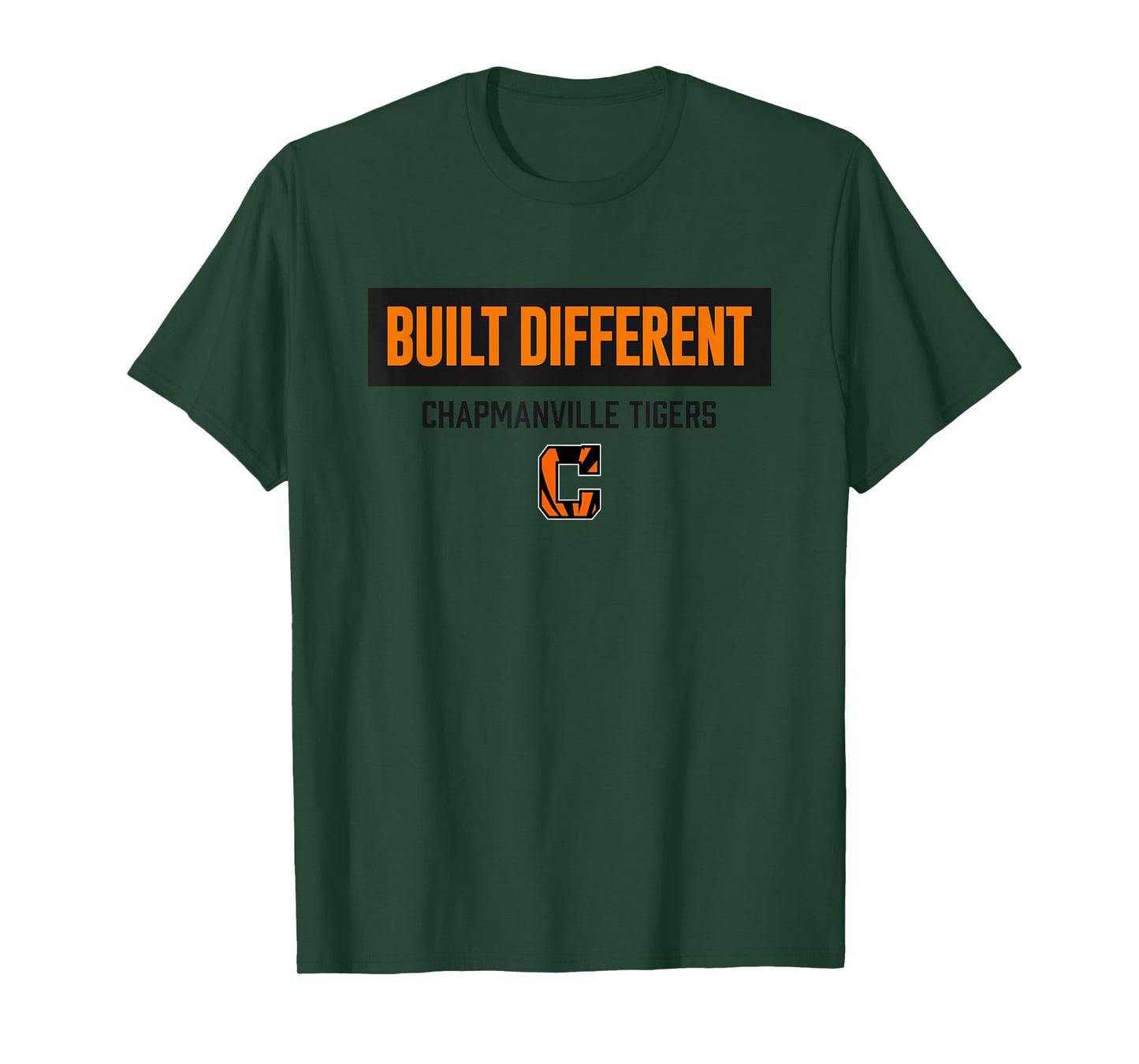 Chapmanville Tigers Logo Built Different HS T-Shirt