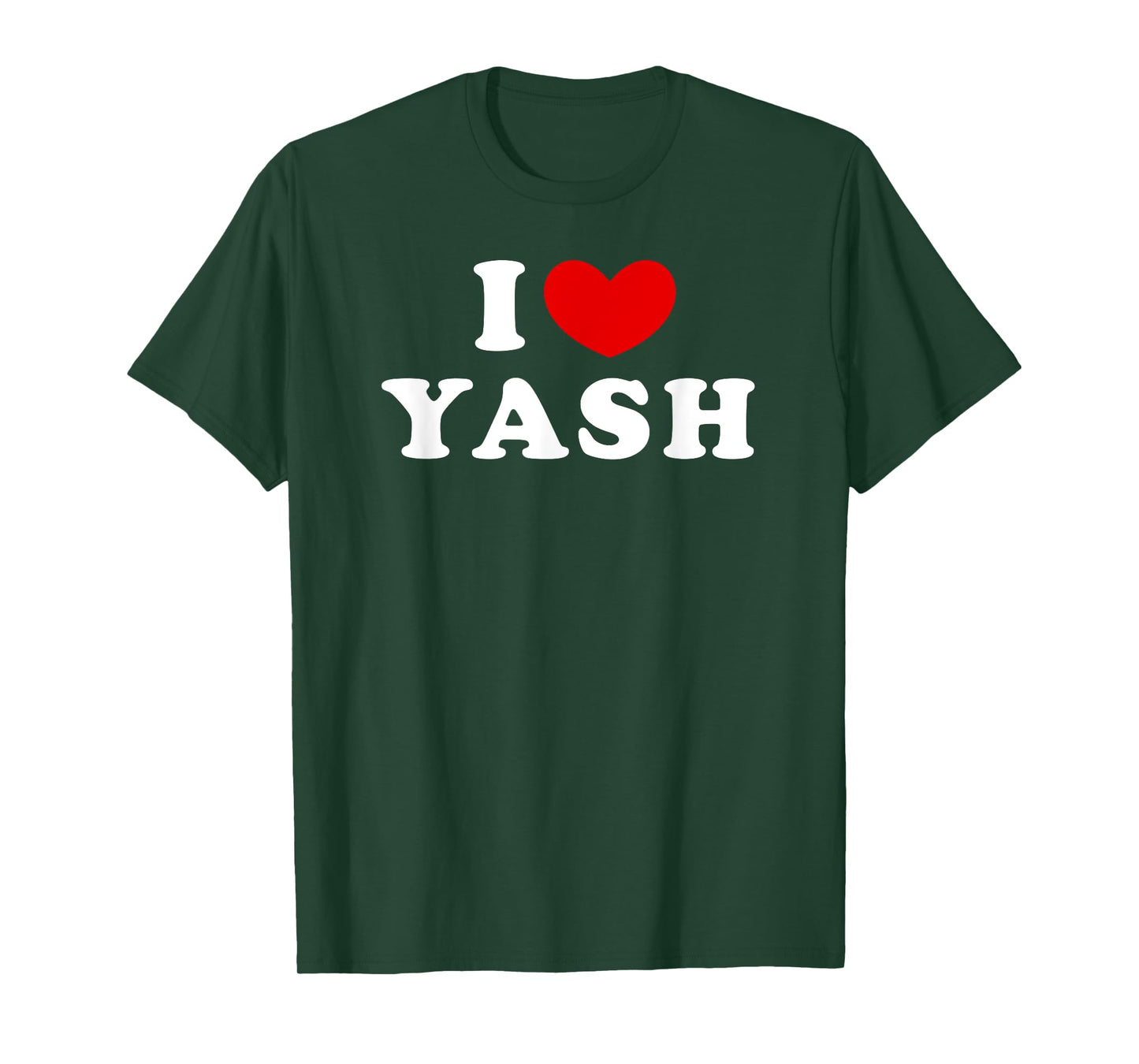 I Love Yash, I Heart Yash T-Shirt