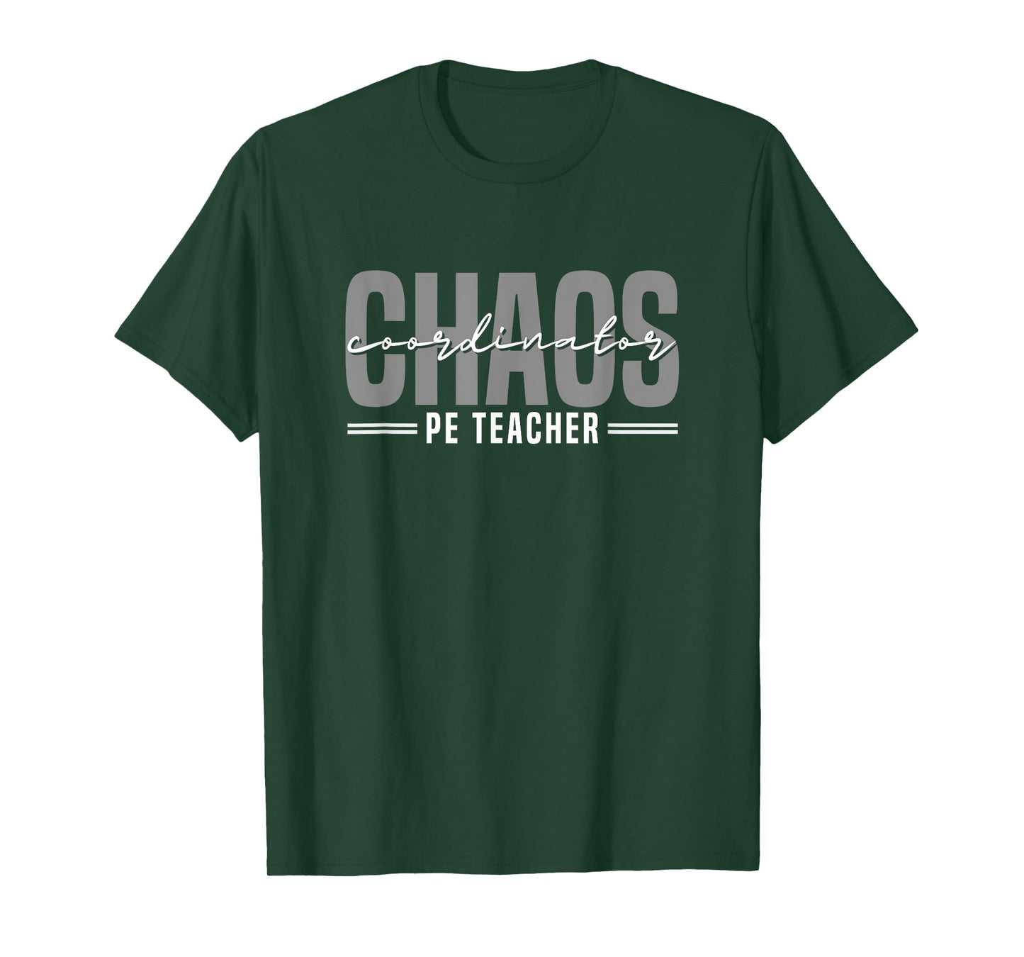 Chaos Coordinator Pe Teacher Field Day Physical Education Men Women T-Shirt