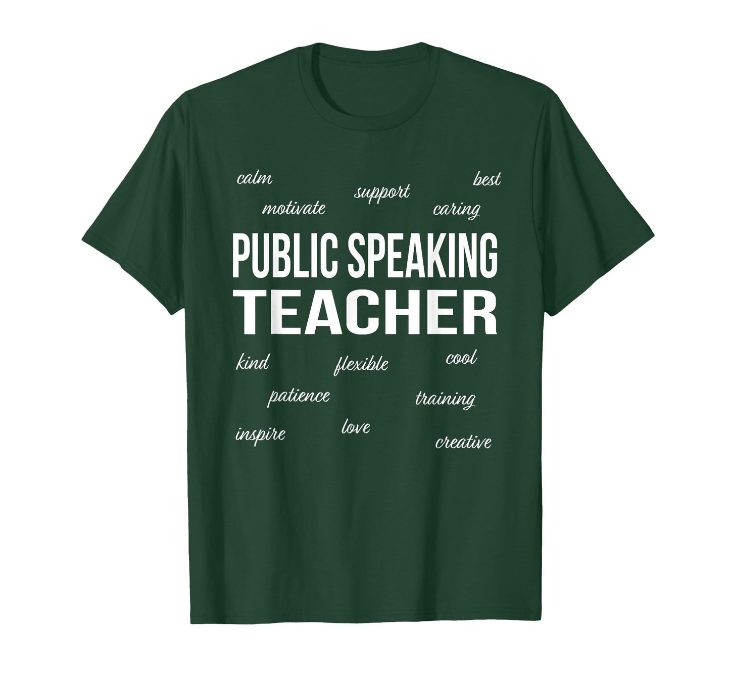 Public Speaking Teacher Appreciation Funny Gift T-Shirt for Men Women