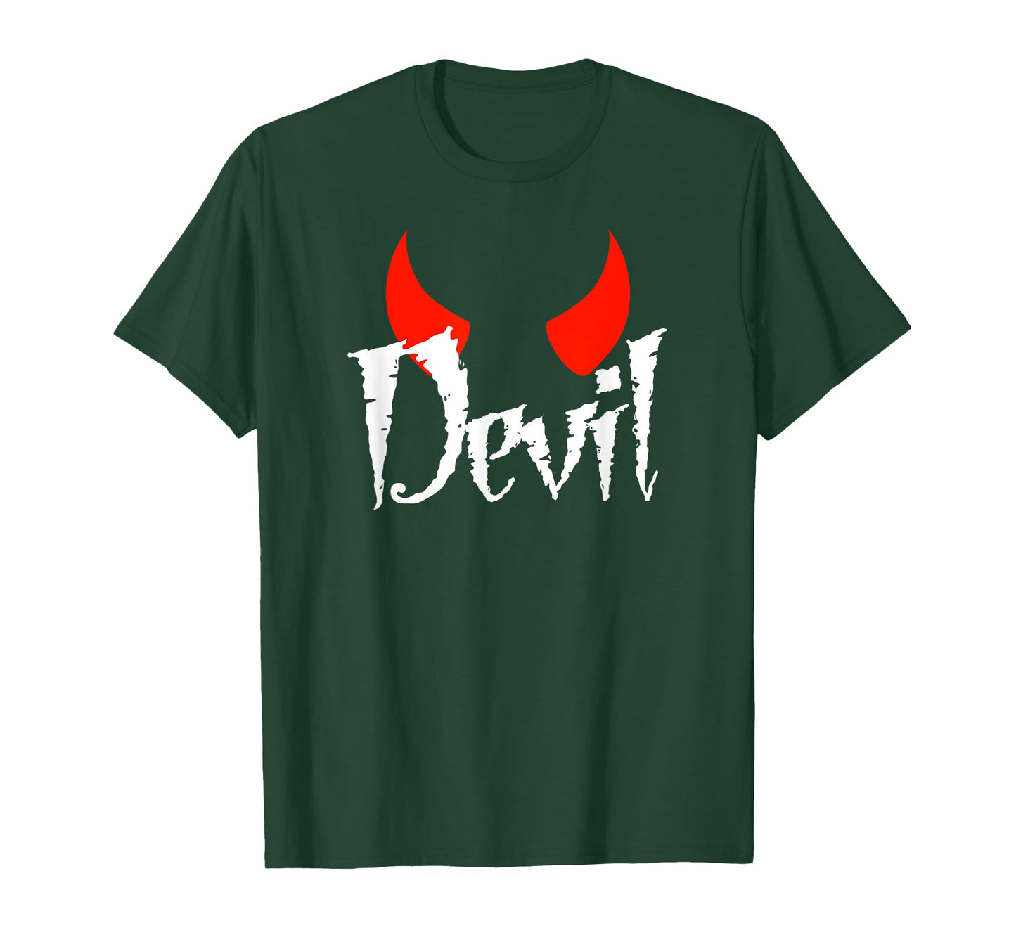 Devil Halloween Matching Couple Girlfriend T-Shirt